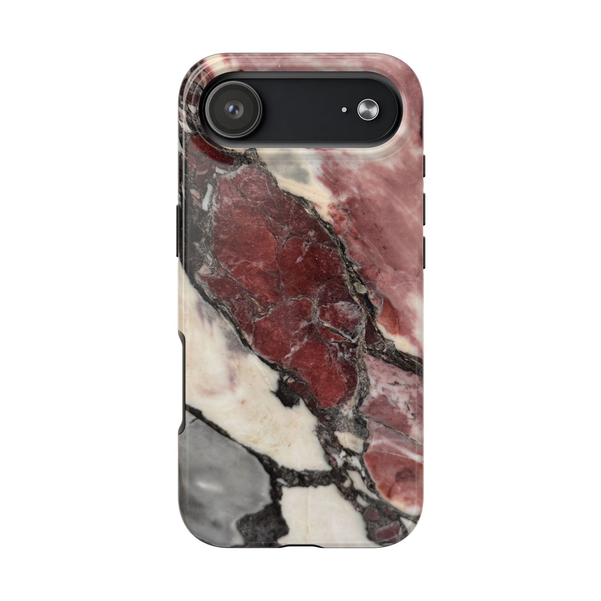 Red Marble Tough Phone Case — Protective Designer Phone Cover