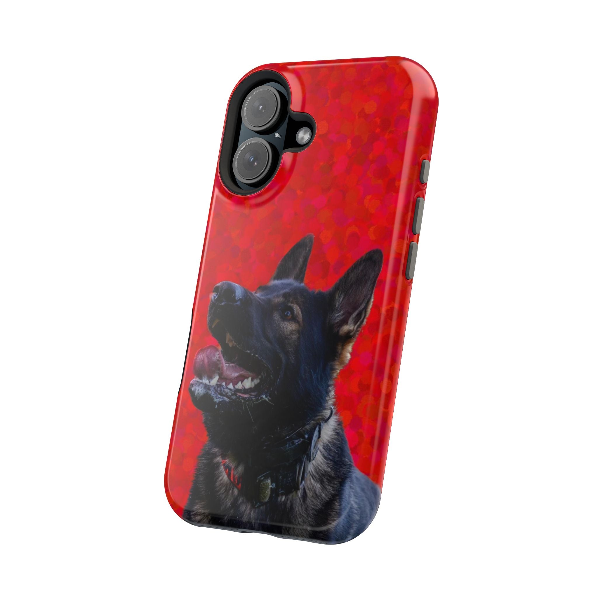 German Shepherd Portrait Magnetic Impact-Resistant Phone Case