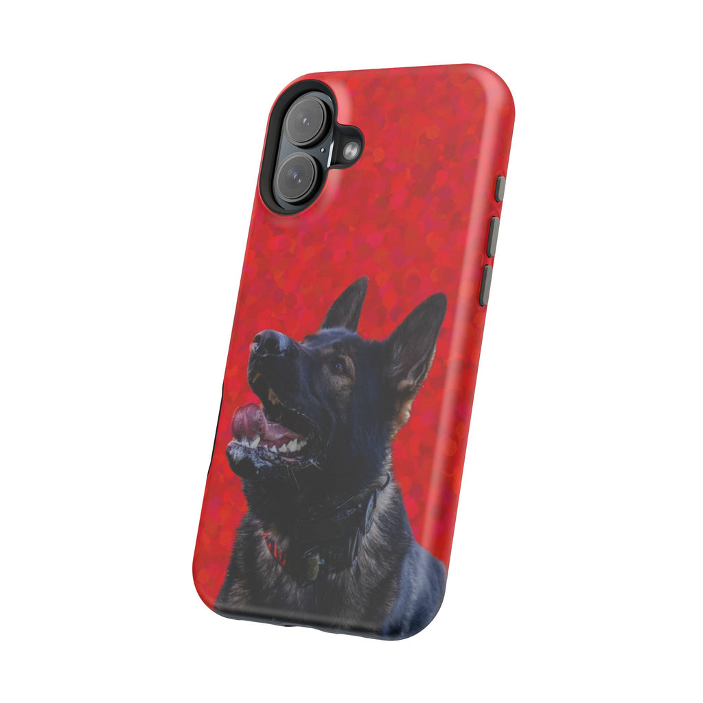 German Shepherd Portrait Magnetic Impact-Resistant Phone Case