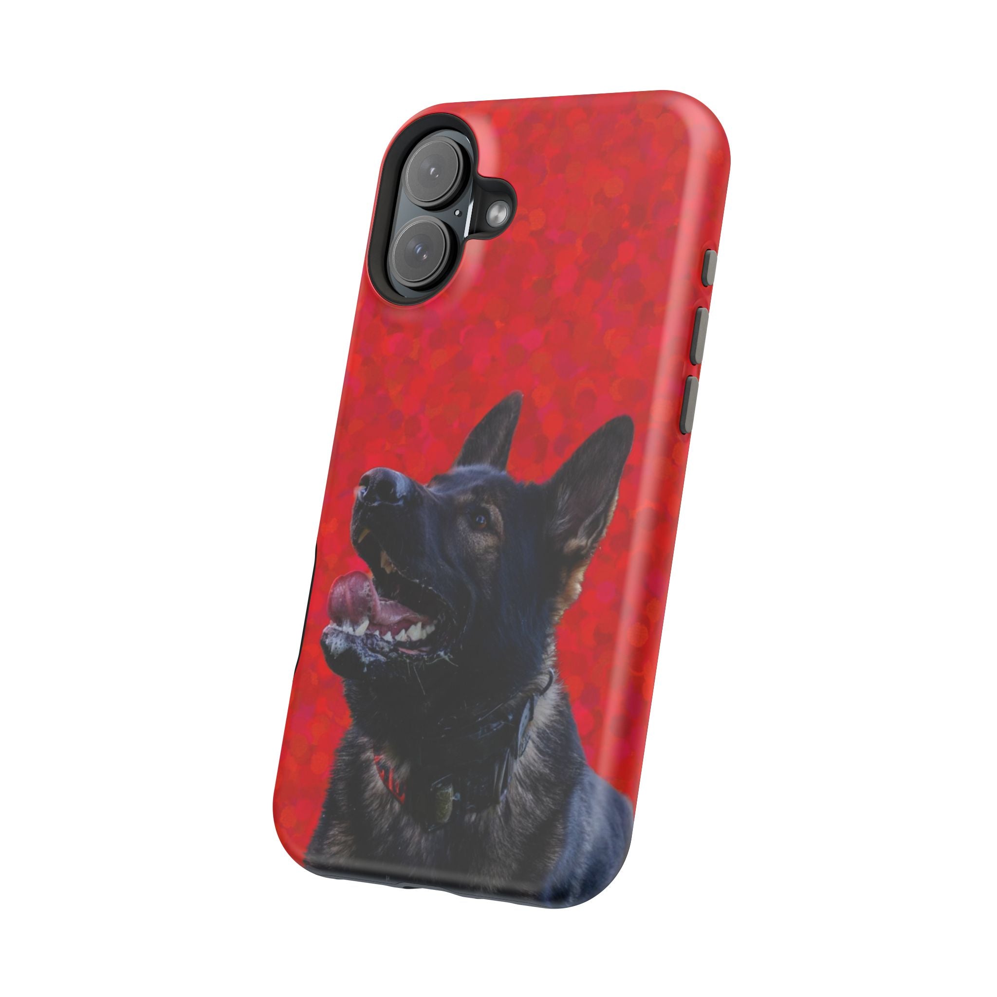 German Shepherd Portrait Magnetic Impact-Resistant Phone Case