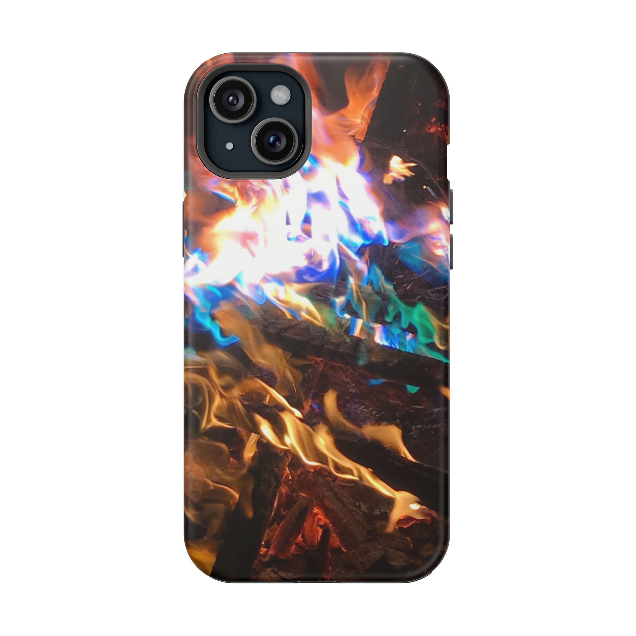 Aurora Flame Phone Case - Magnetic Impact-Resistant iPhone Cover