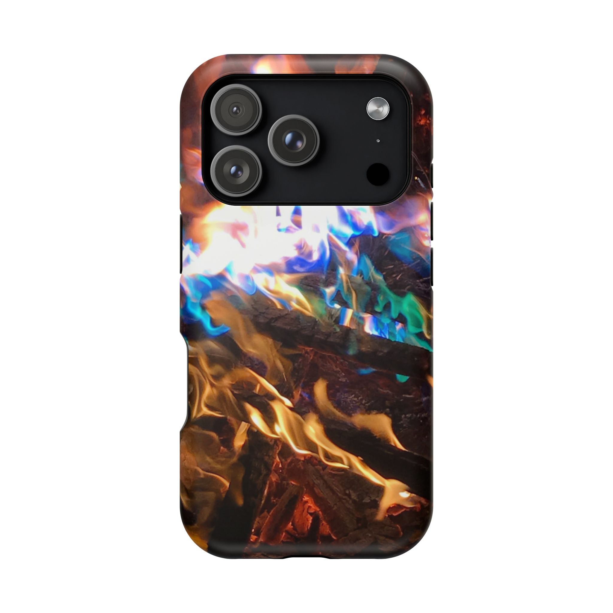 Aurora Flame Phone Case - Magnetic Impact-Resistant iPhone Cover