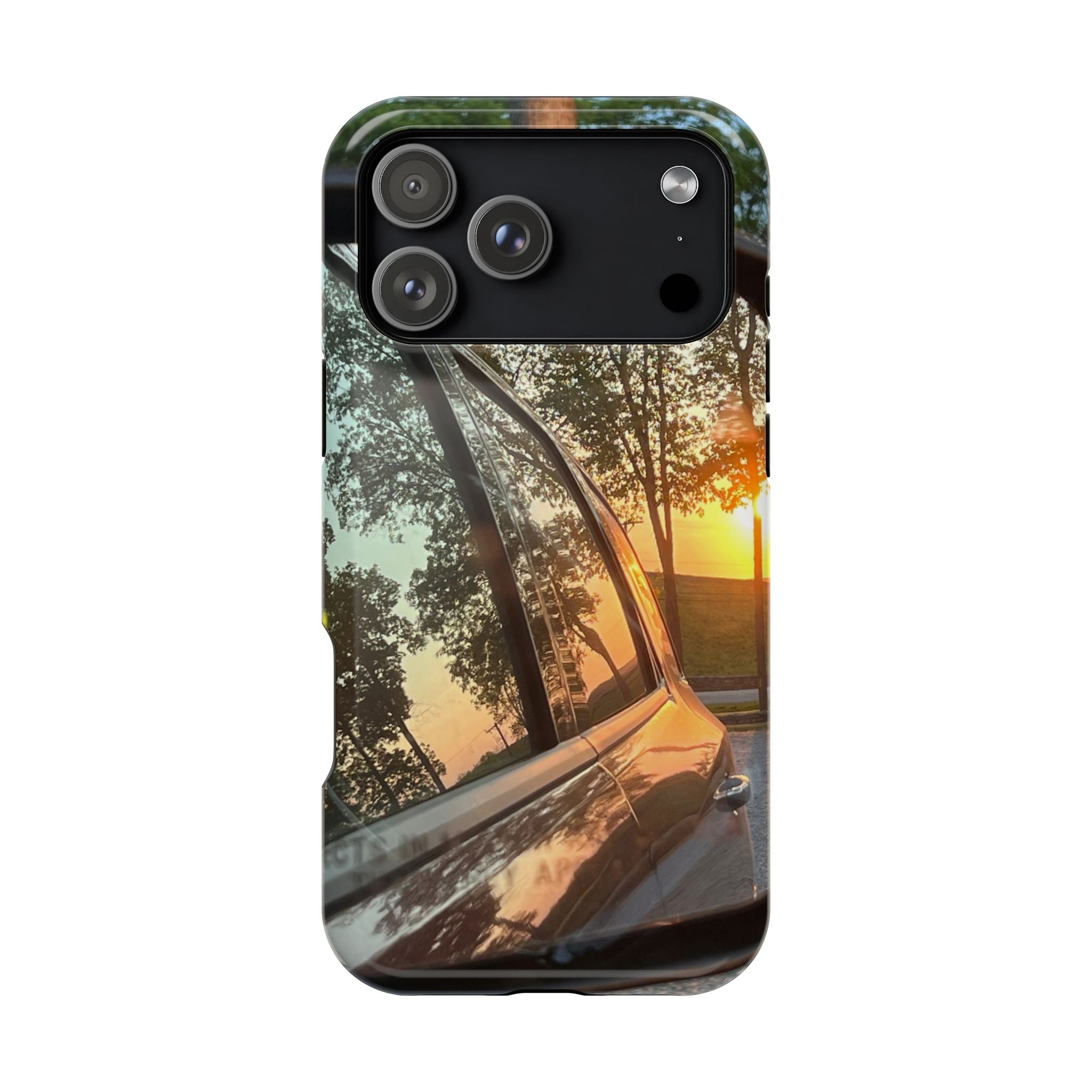 Phone Case — Sunset Reflection Magnetic Impact-Resistant Case