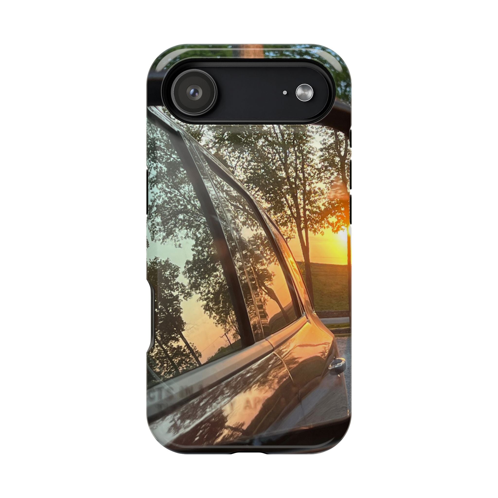 Phone Case — Sunset Reflection Magnetic Impact-Resistant Case