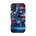 Patriotic Fireworks Phone Case, Independence Day, USA Pride, Tough Phone Cover, July 4th, Gift for Veterans