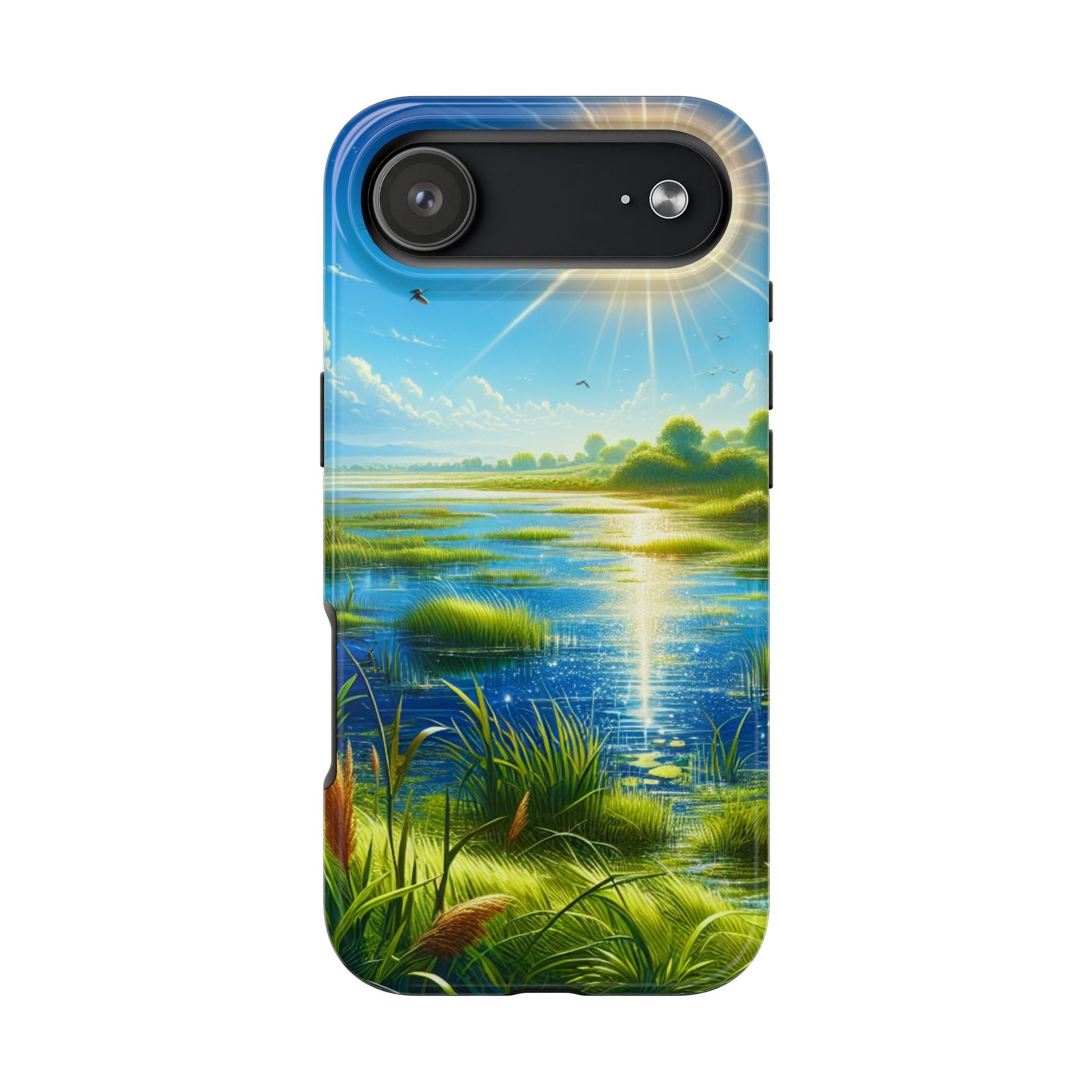 Nature-Inspired Tough Phone Cases - Vibrant Landscape Design, Eco-Friendly Protective Cover, Gift for Nature Lovers, Spring Decor, [...]