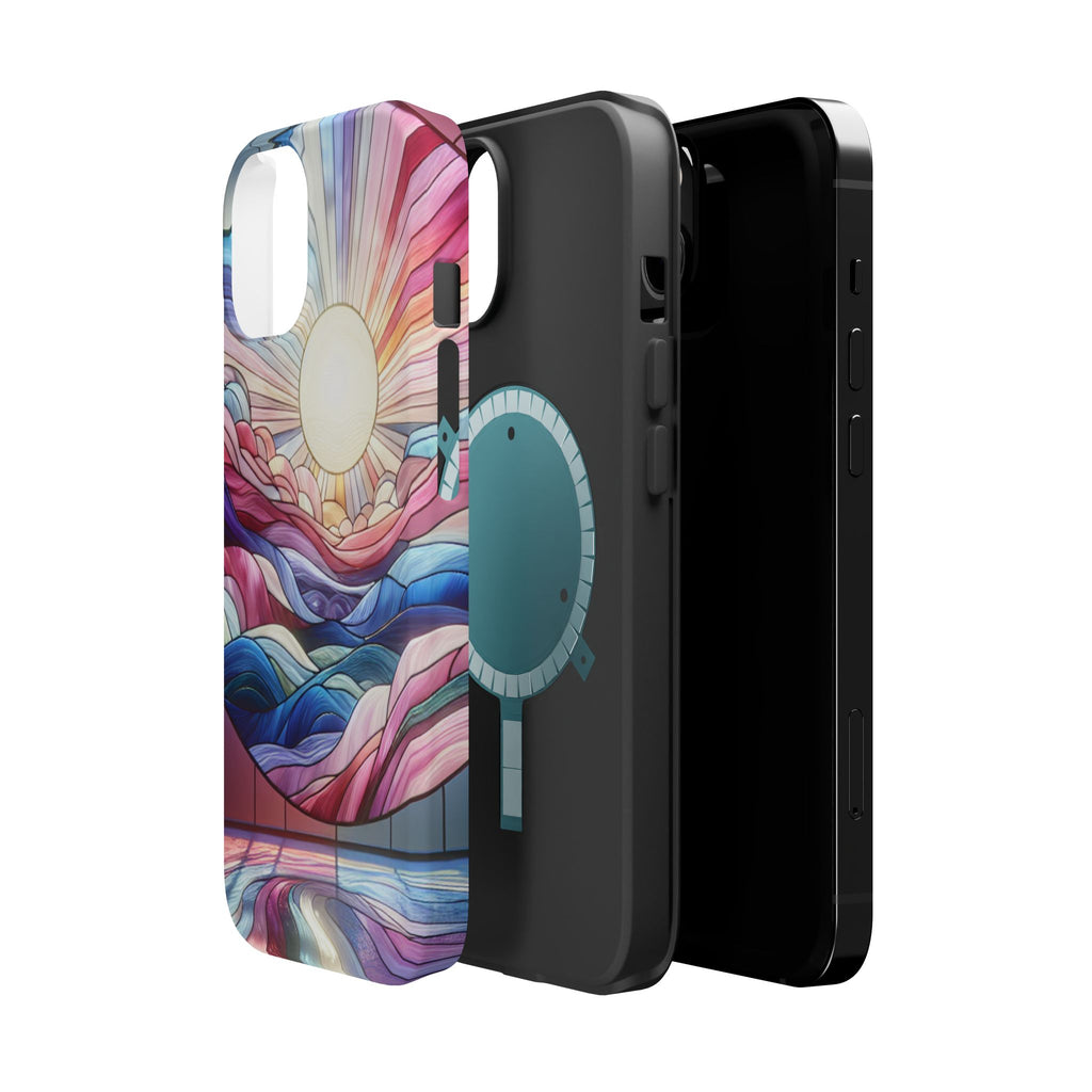 Magnet Tough Cases - Sunrise Stained Glass Design