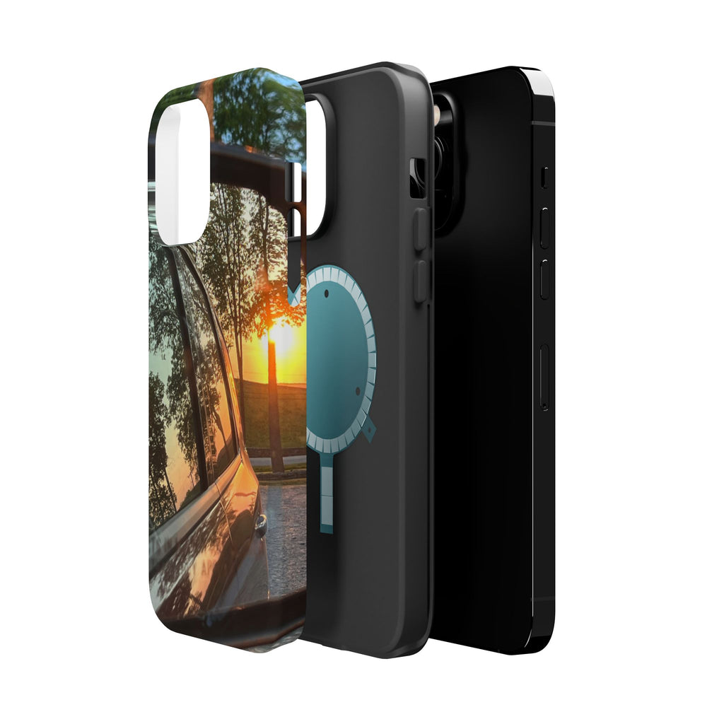Phone Case — Sunset Reflection Magnetic Impact-Resistant Case