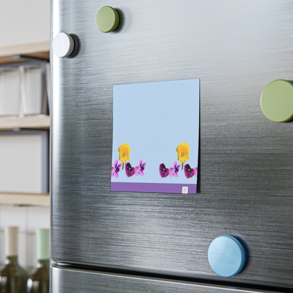 Spring Time Flowers Blue Post-it® Note Pads