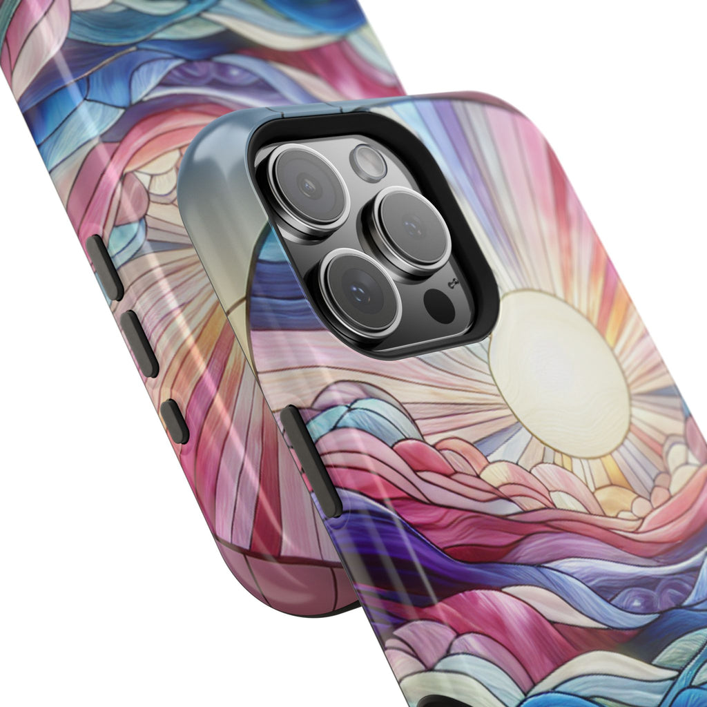 Magnet Tough Cases - Sunrise Stained Glass Design