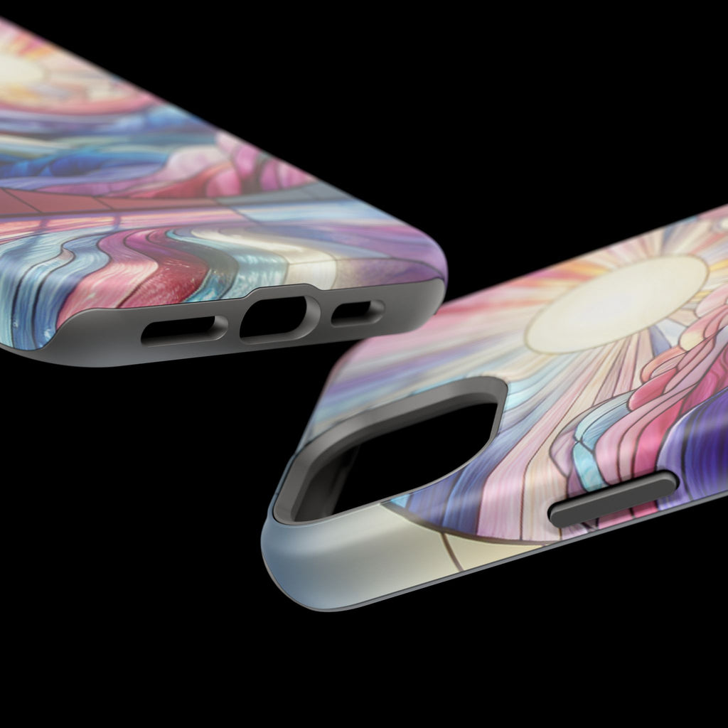 Magnet Tough Cases - Sunrise Stained Glass Design
