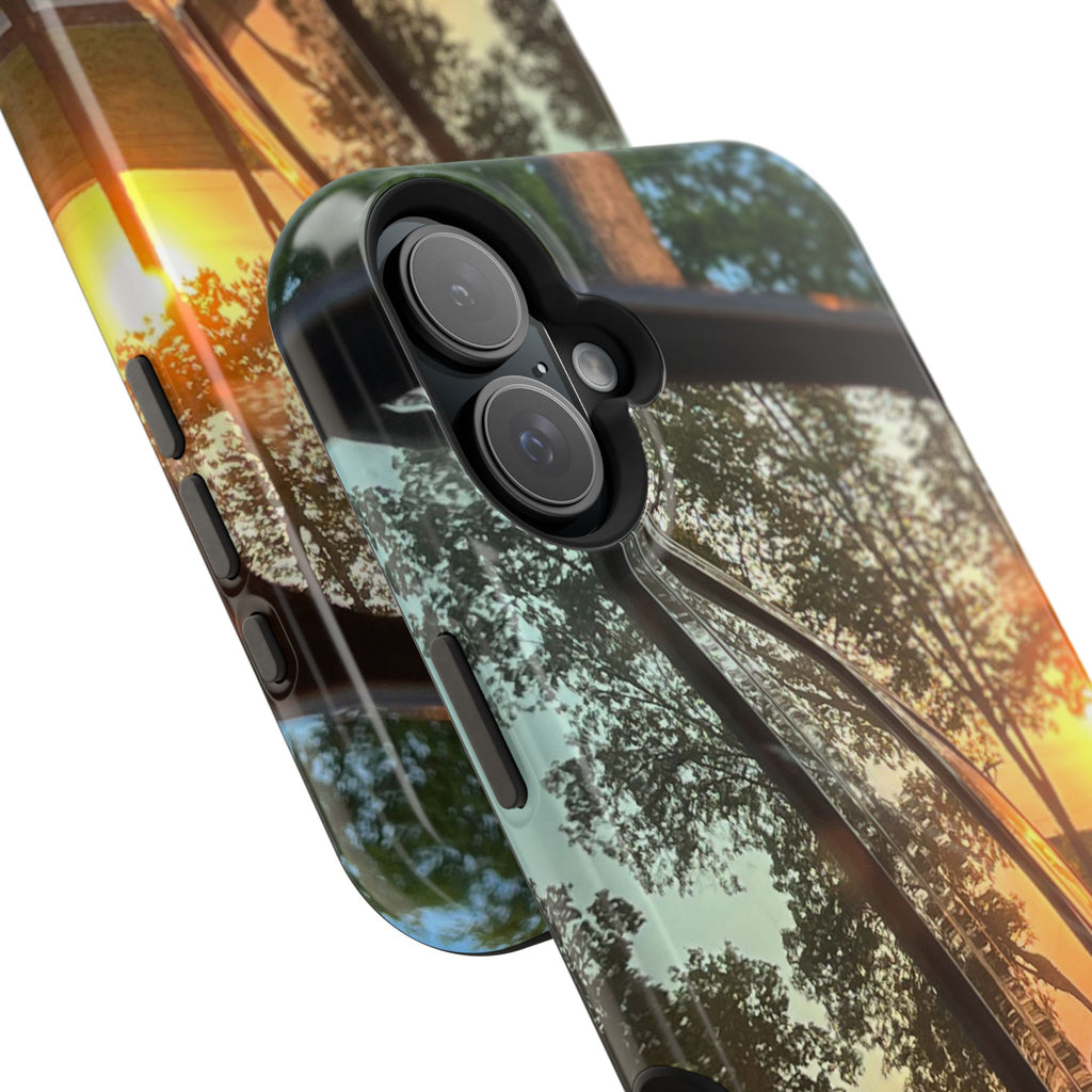 Phone Case — Sunset Reflection Magnetic Impact-Resistant Case