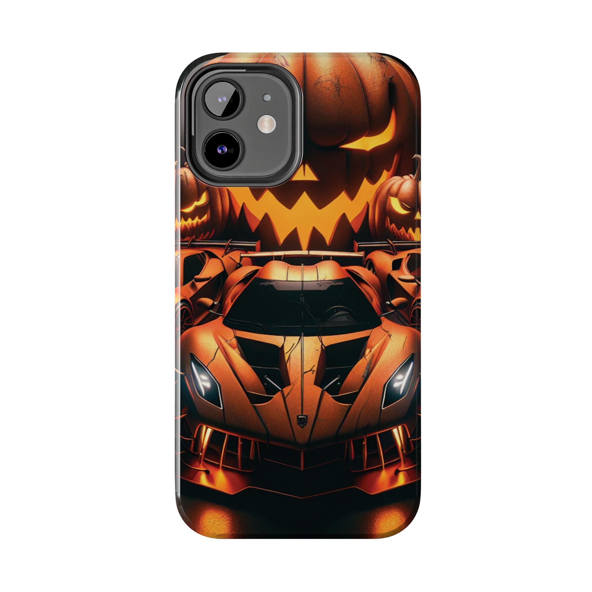 Halloween Supercar Tough Phone Case — Pumpkin Jack-O'-Lantern Design