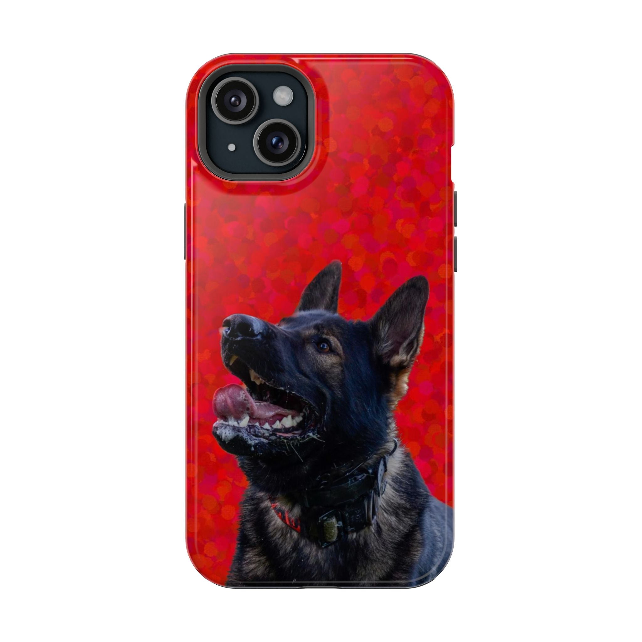 German Shepherd Portrait Magnetic Impact-Resistant Phone Case