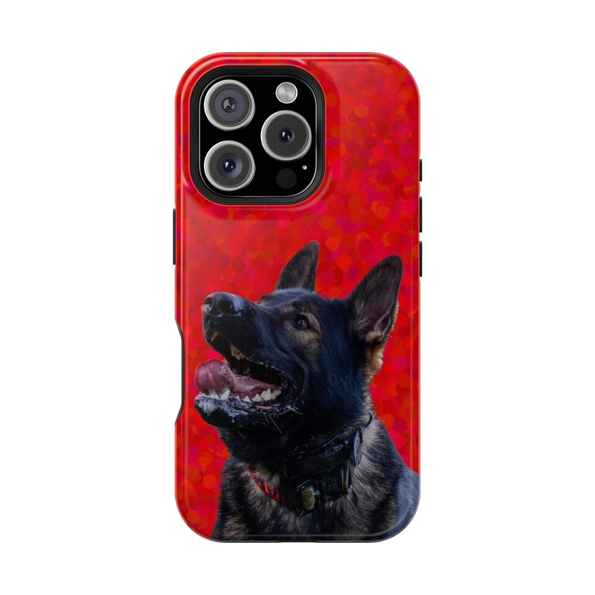 German Shepherd Portrait Magnetic Impact-Resistant Phone Case