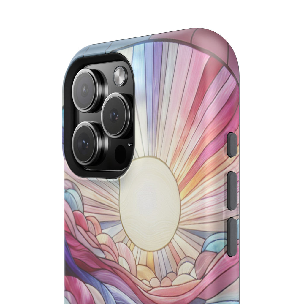 Magnet Tough Cases - Sunrise Stained Glass Design