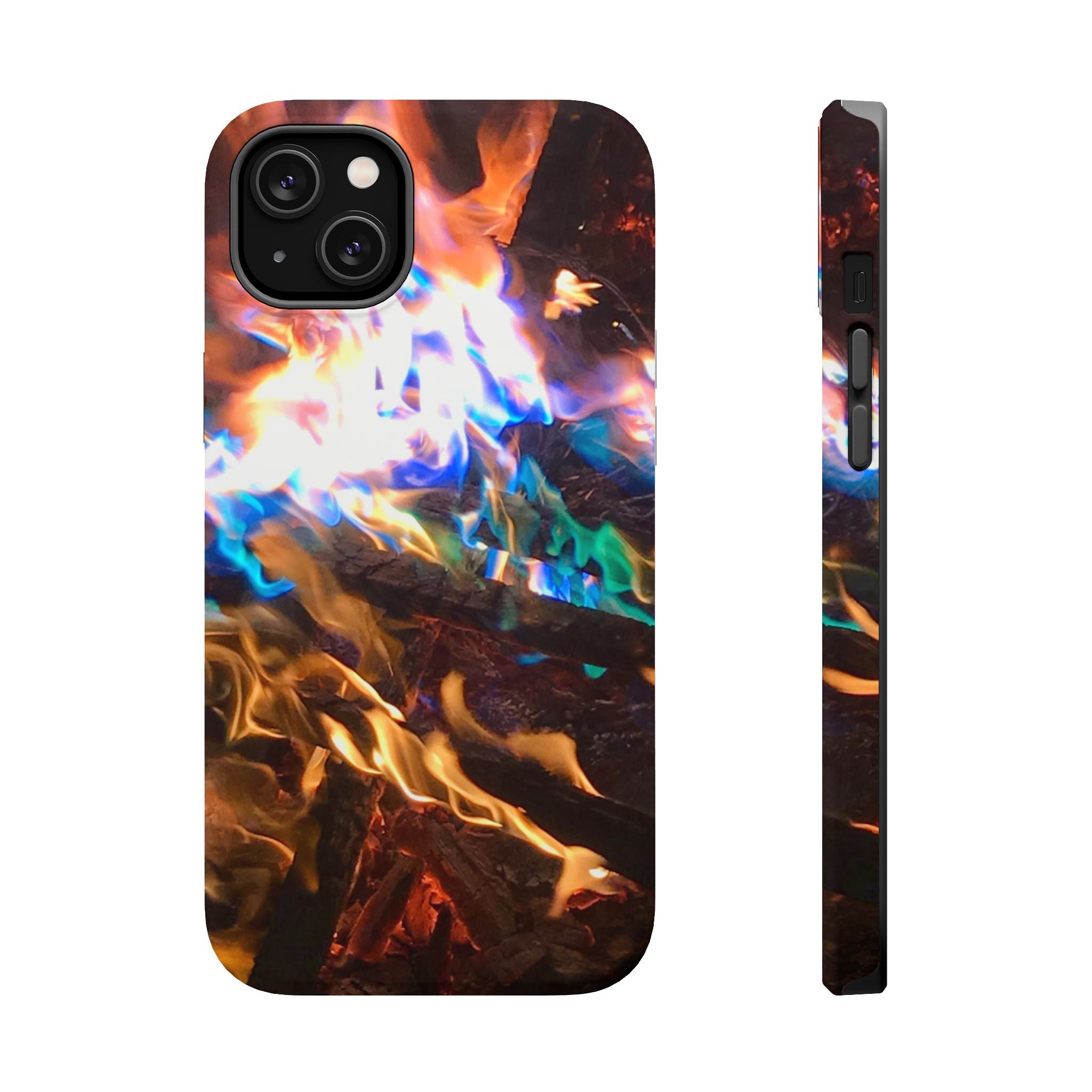 Aurora Flame Phone Case - Magnetic Impact-Resistant iPhone Cover