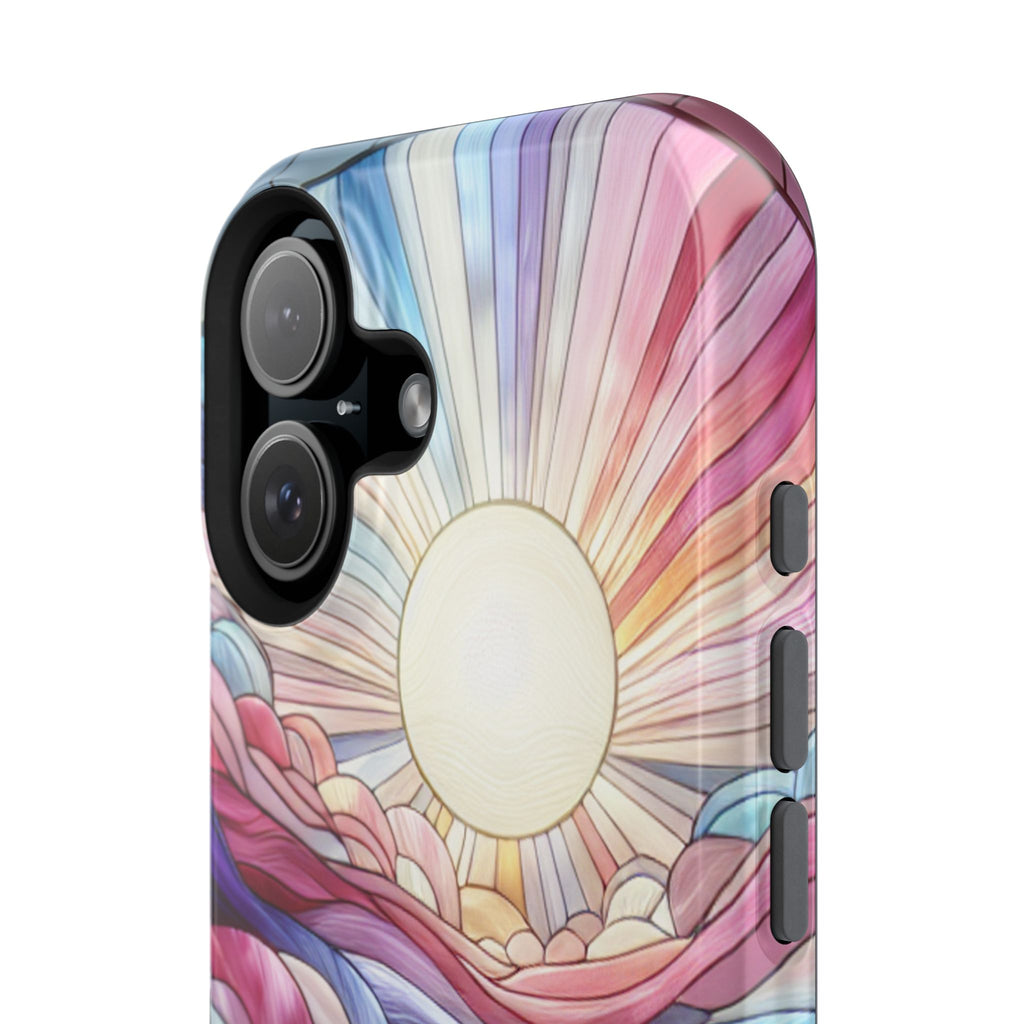 Magnet Tough Cases - Sunrise Stained Glass Design