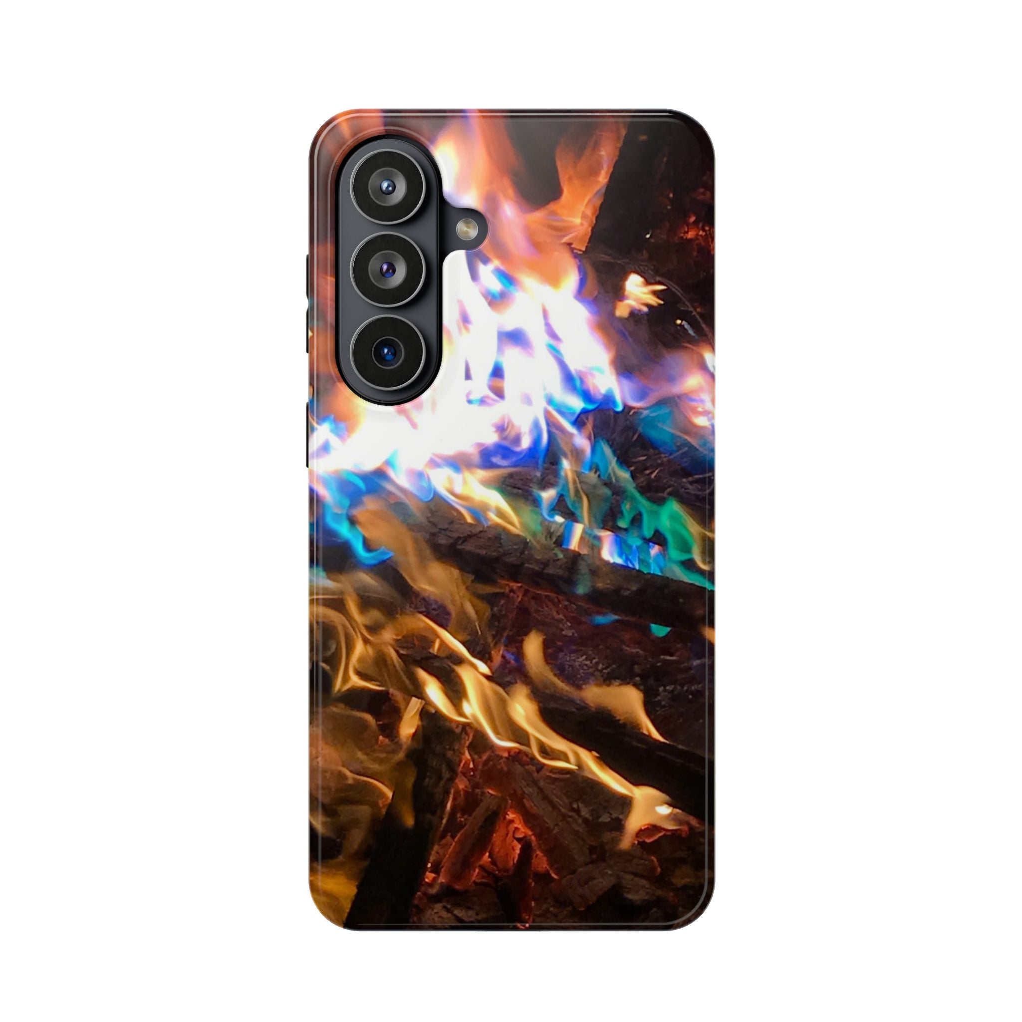 Aurora Flame Phone Case - Magnetic Impact-Resistant iPhone Cover