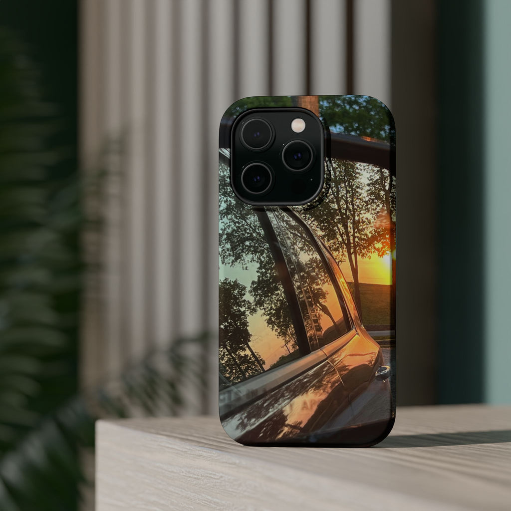 Mopar in the rear view Sunset - MagSafe Tough Cases