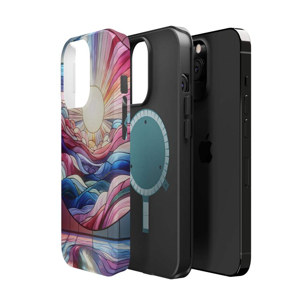 Magnet Tough Cases - Sunrise Stained Glass Design