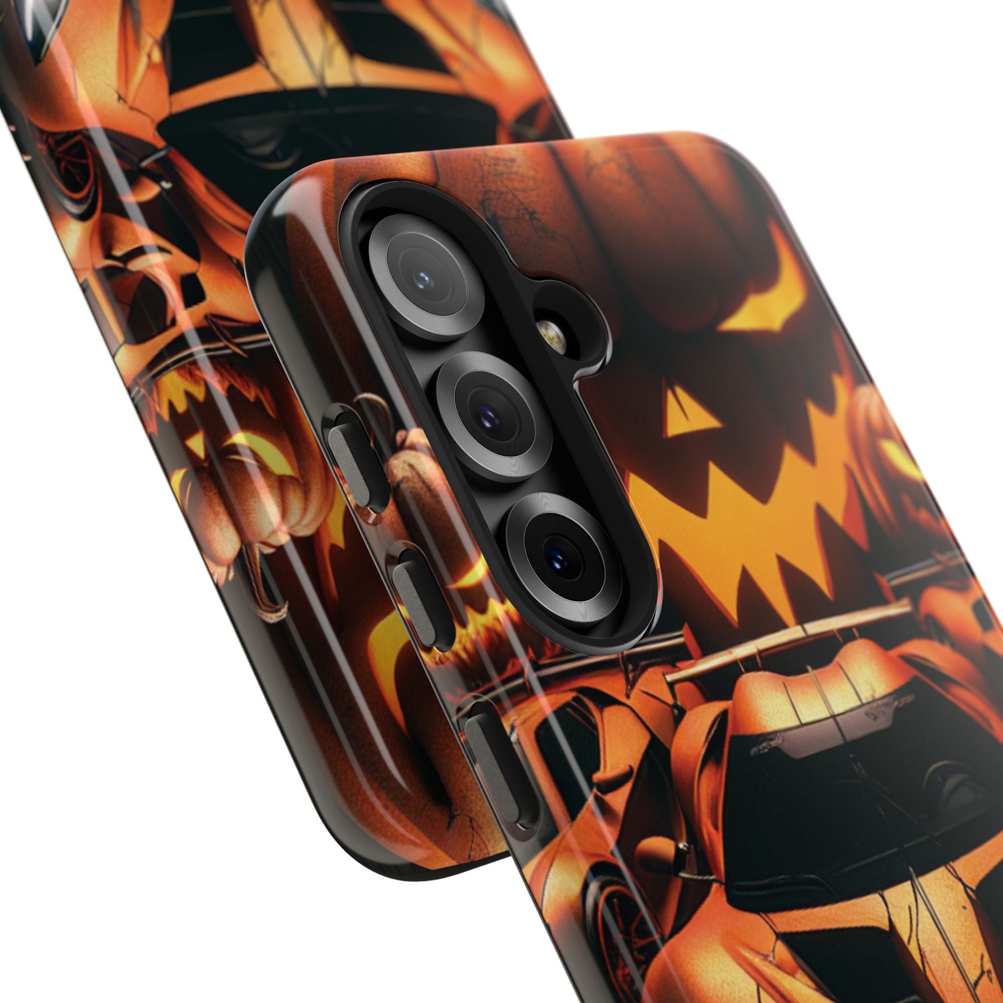 Halloween Supercar Tough Phone Case — Pumpkin Jack-O'-Lantern Design