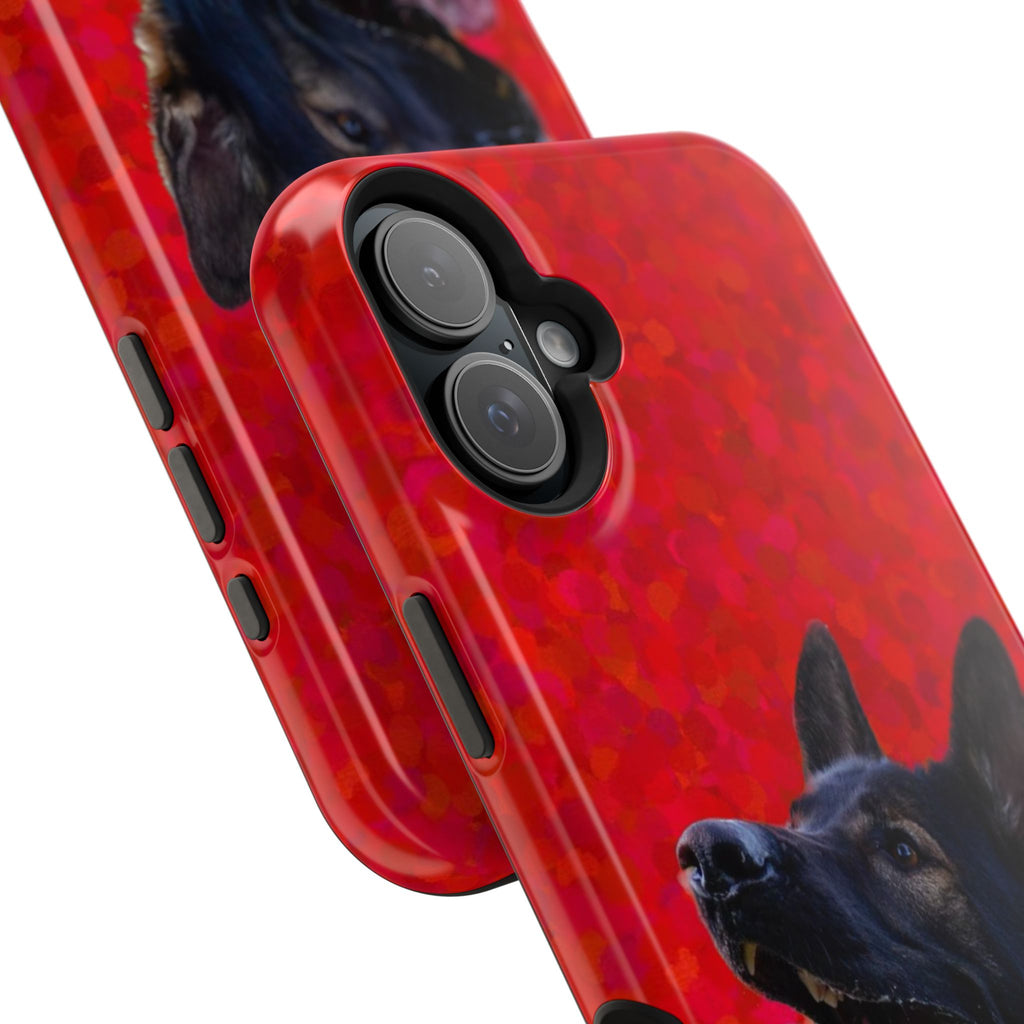 German Shepherd Portrait Magnetic Impact-Resistant Phone Case