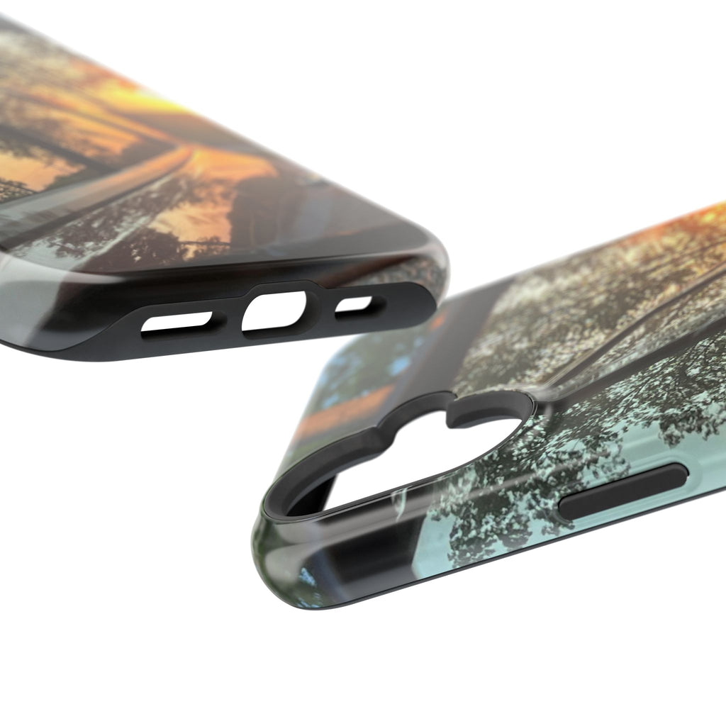 Phone Case — Sunset Reflection Magnetic Impact-Resistant Case