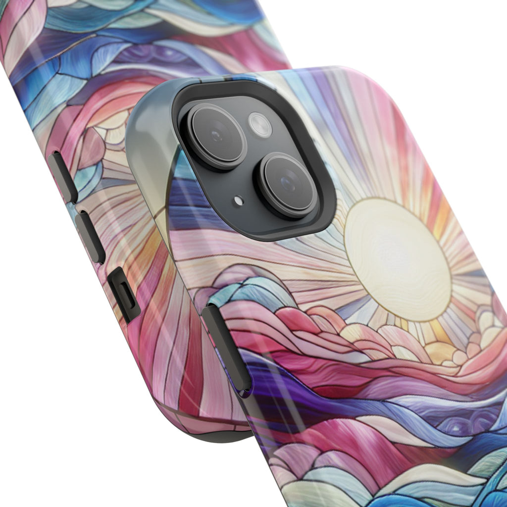 Magnet Tough Cases - Sunrise Stained Glass Design