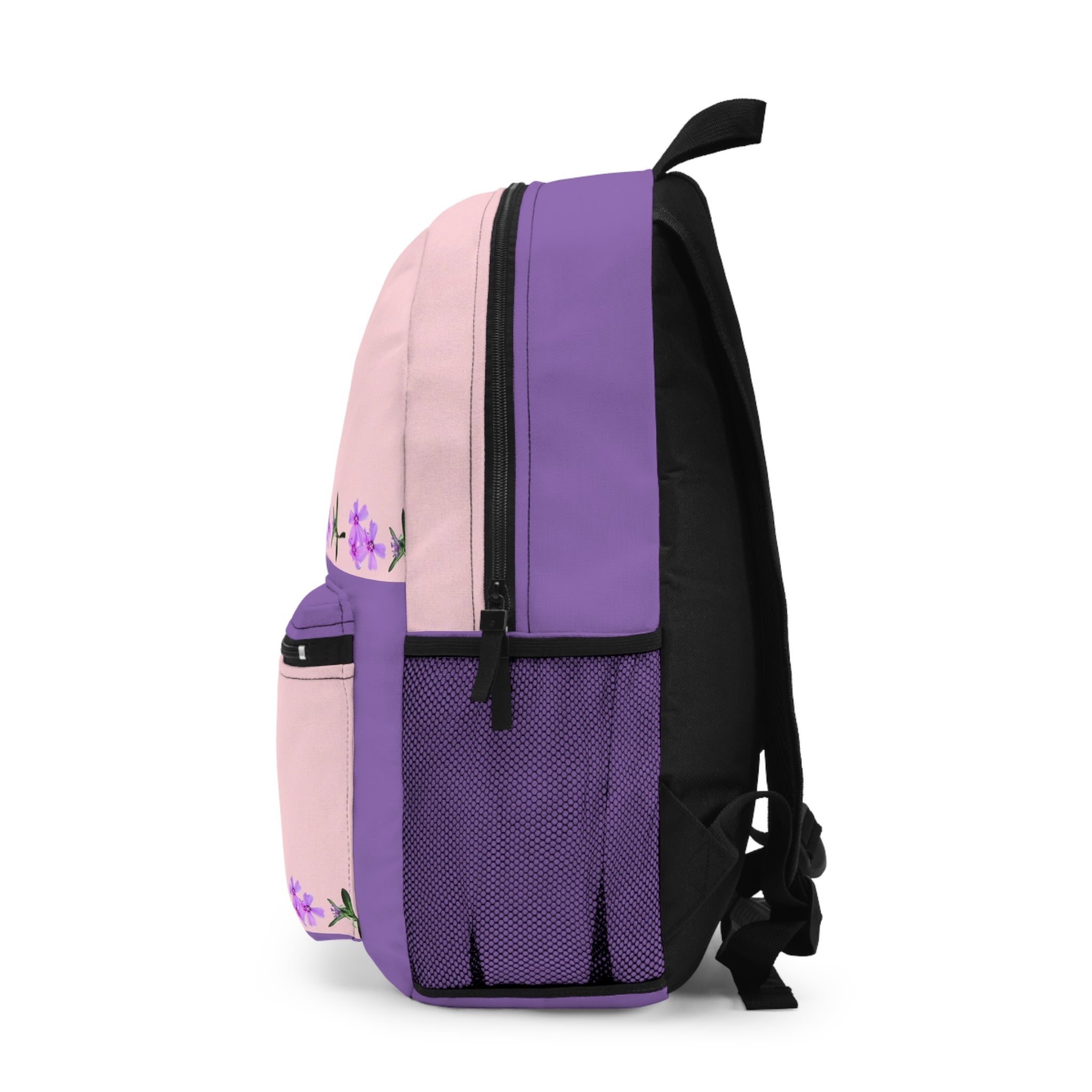 Take Spring with you all year long!  Purple/Pink - Backpack