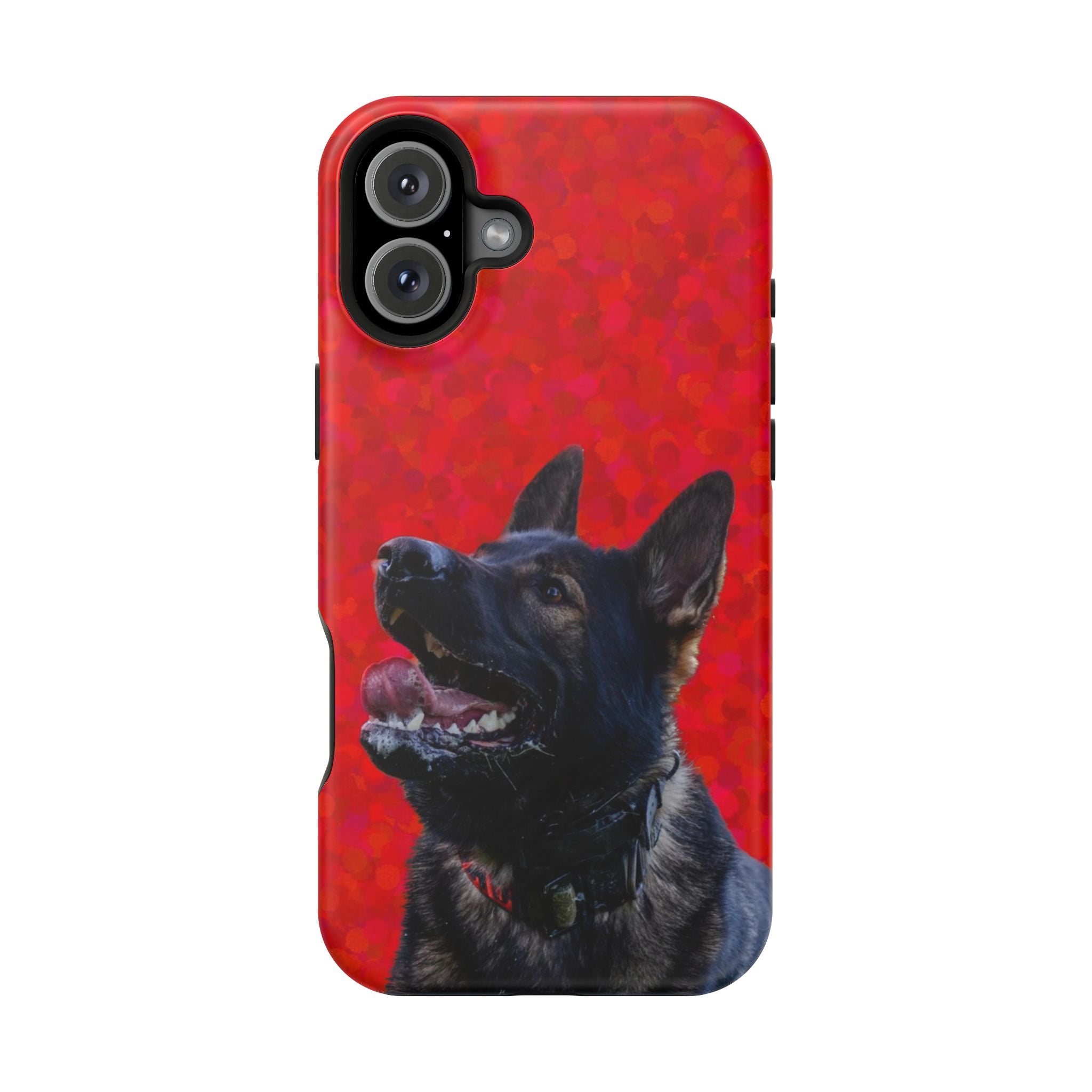 German Shepherd Portrait Magnetic Impact-Resistant Phone Case