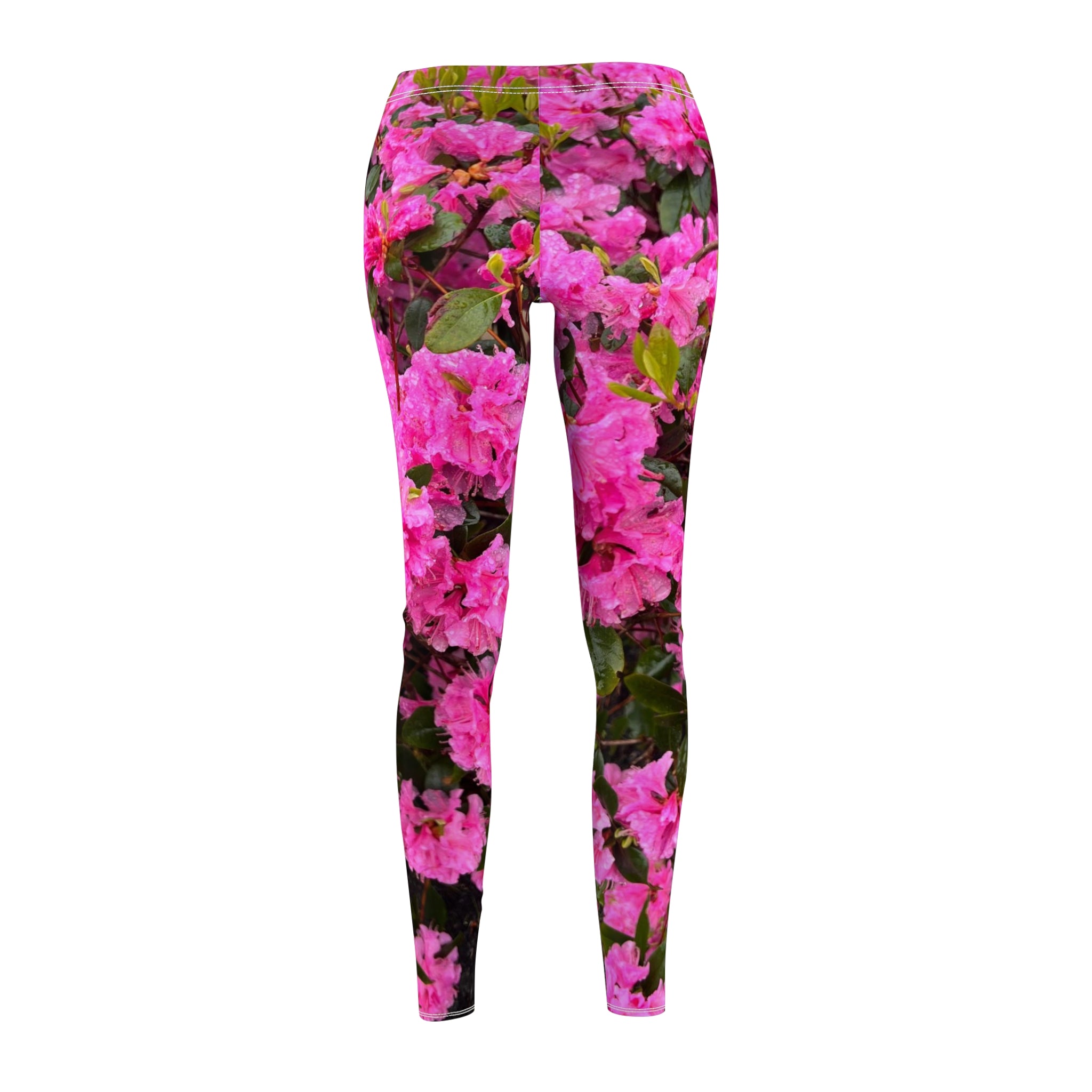 Floral Pink Azalea All-Over Print Leggings