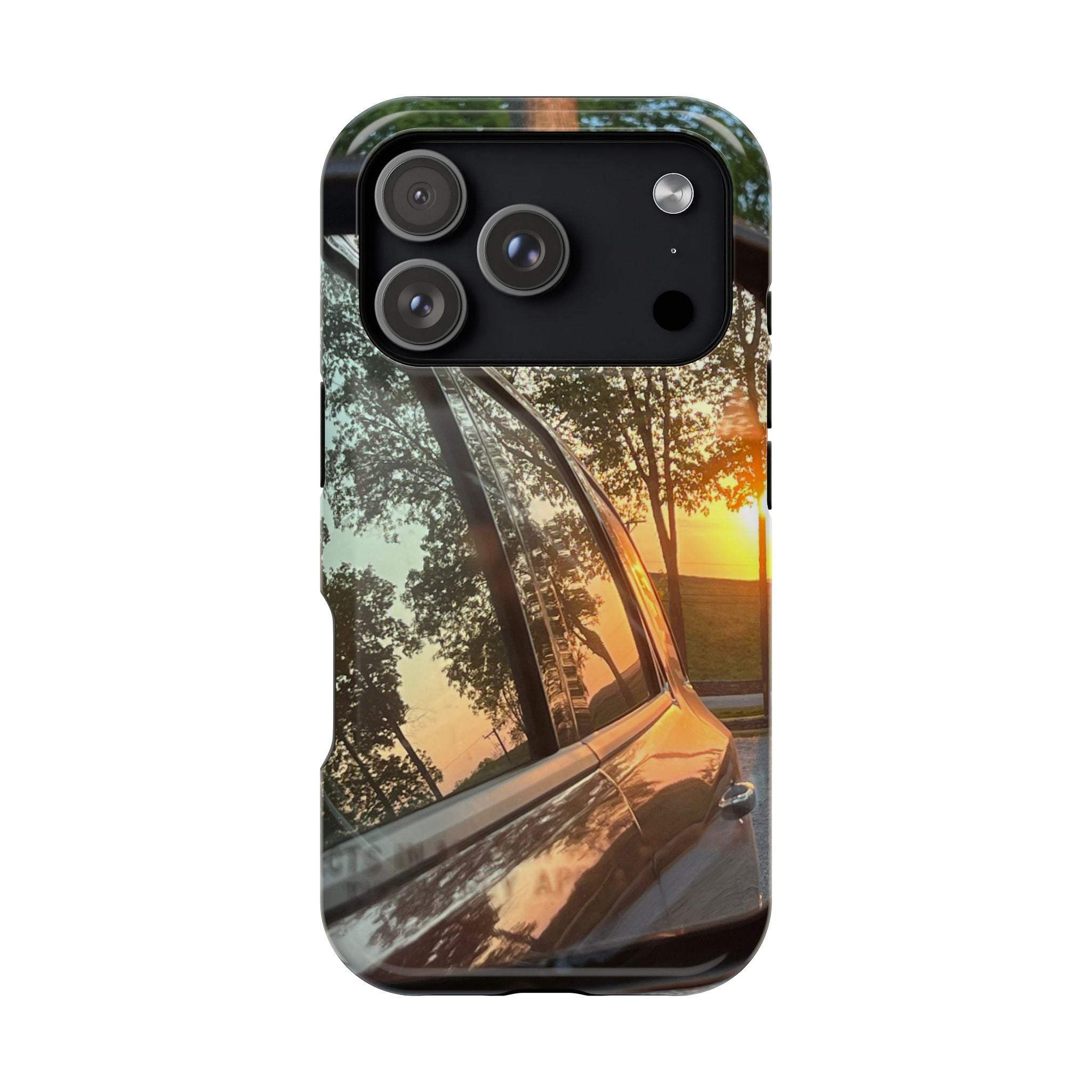 Phone Case — Sunset Reflection Magnetic Impact-Resistant Case