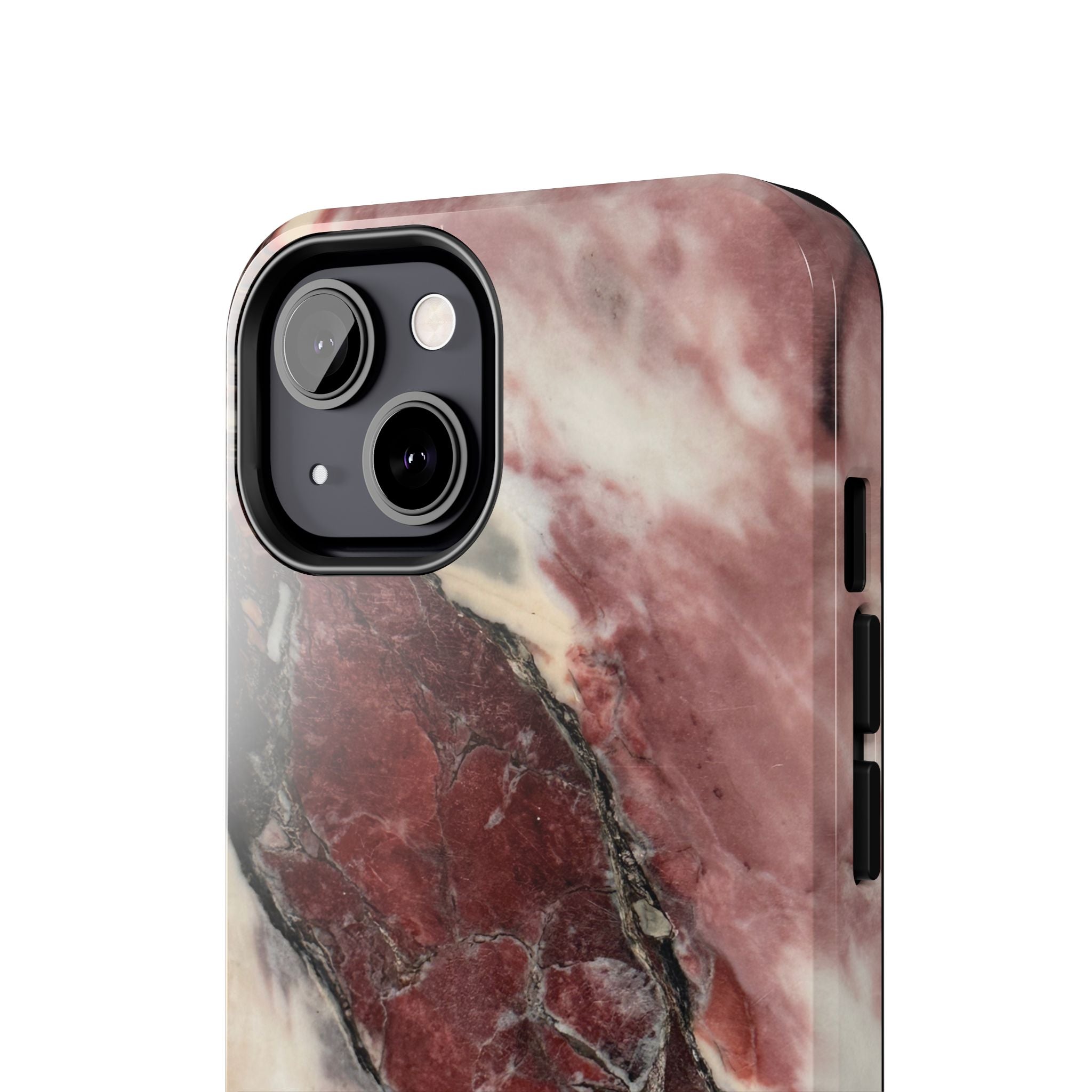 Red Marble Tough Phone Case — Protective Designer Phone Cover