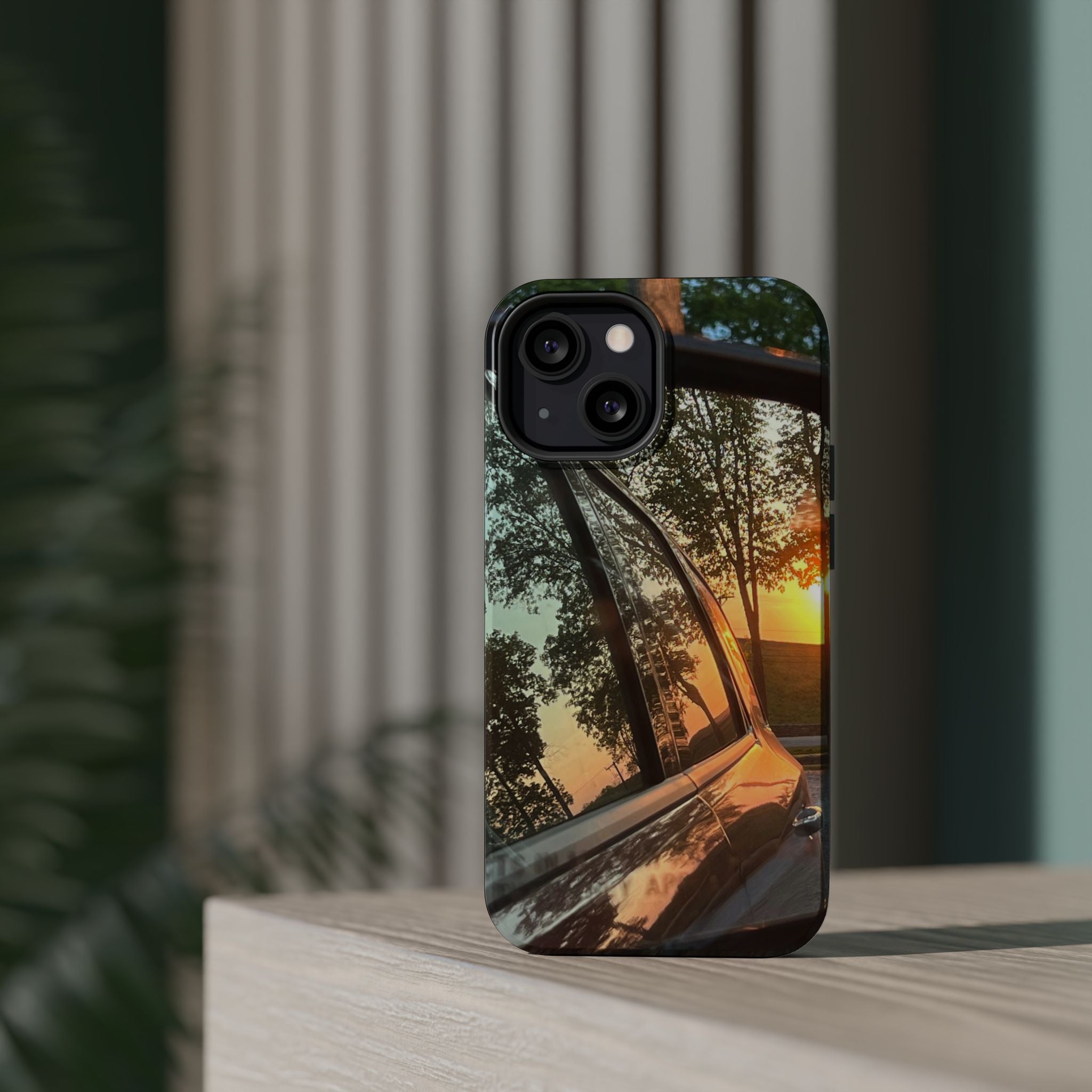 Mopar in the rear view Sunset - MagSafe Tough Cases