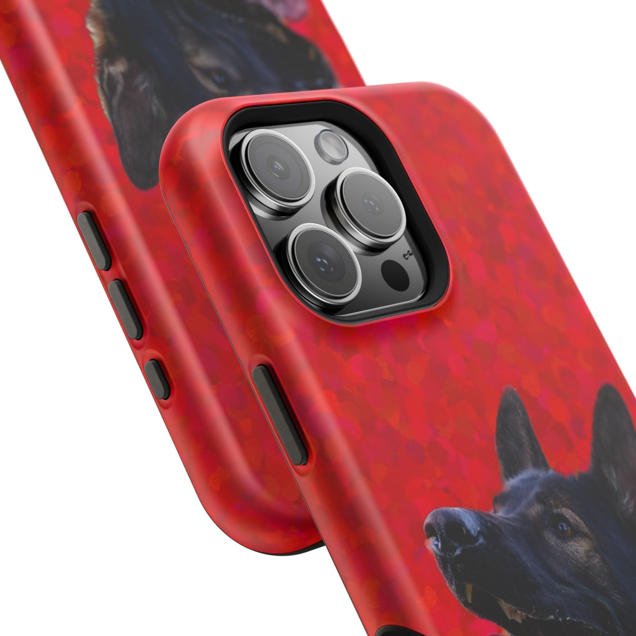 German Shepherd Portrait Magnetic Impact-Resistant Phone Case