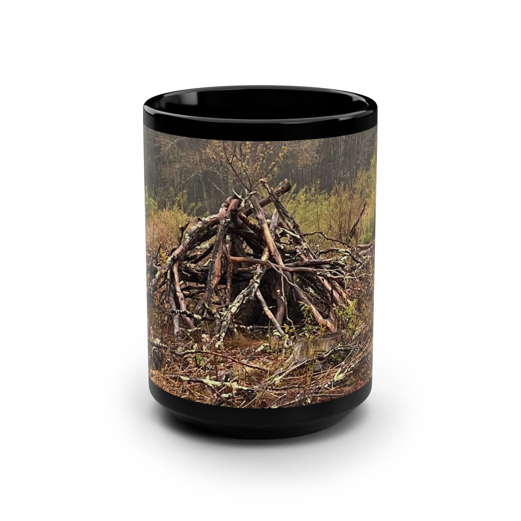 A Hunters delight! - Black Mug, 15oz