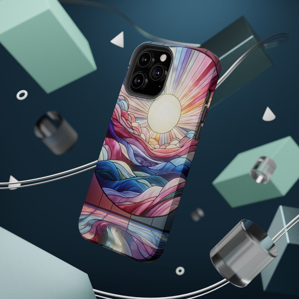 Magnet Tough Cases - Sunrise Stained Glass Design