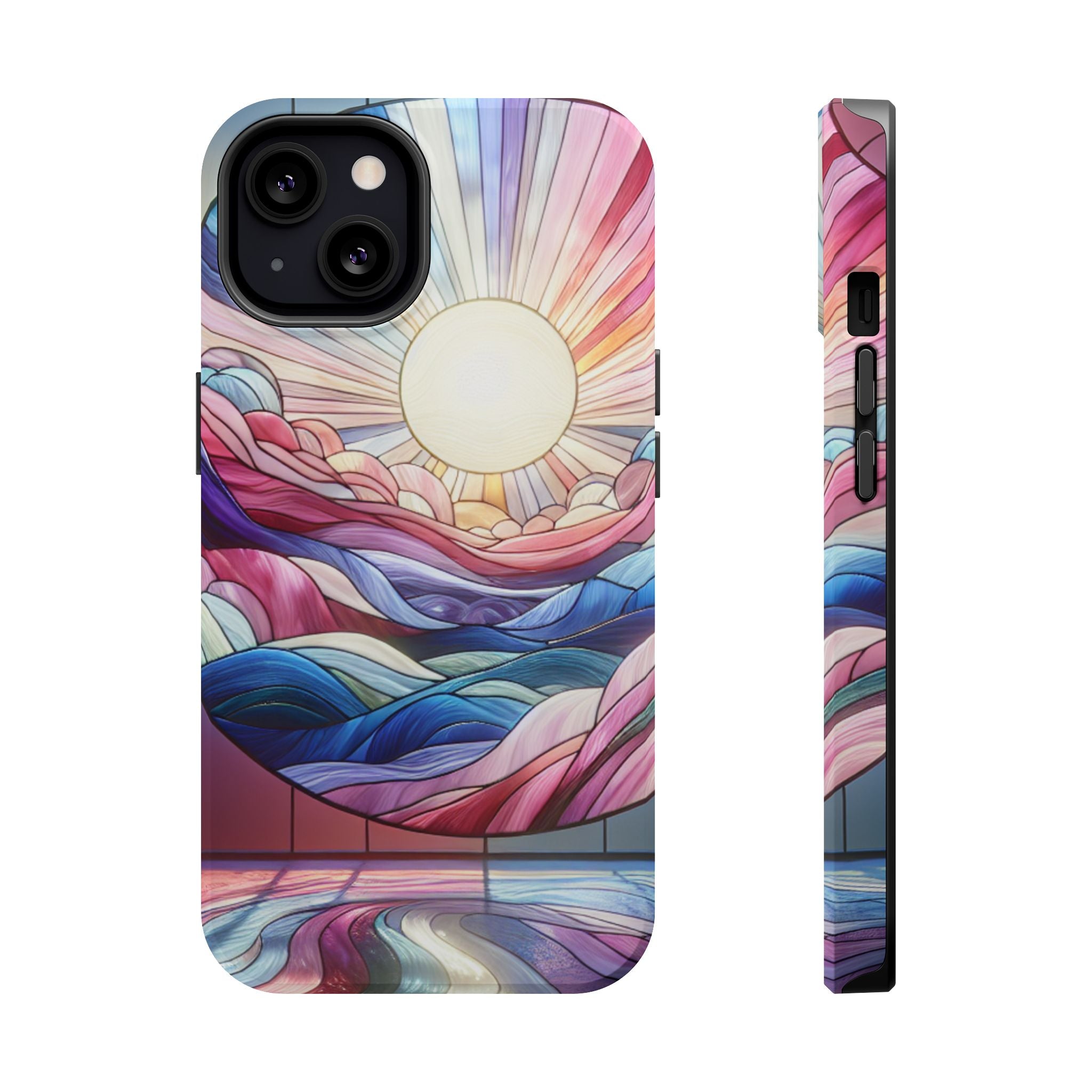 Magnet Tough Cases - Sunrise Stained Glass Design