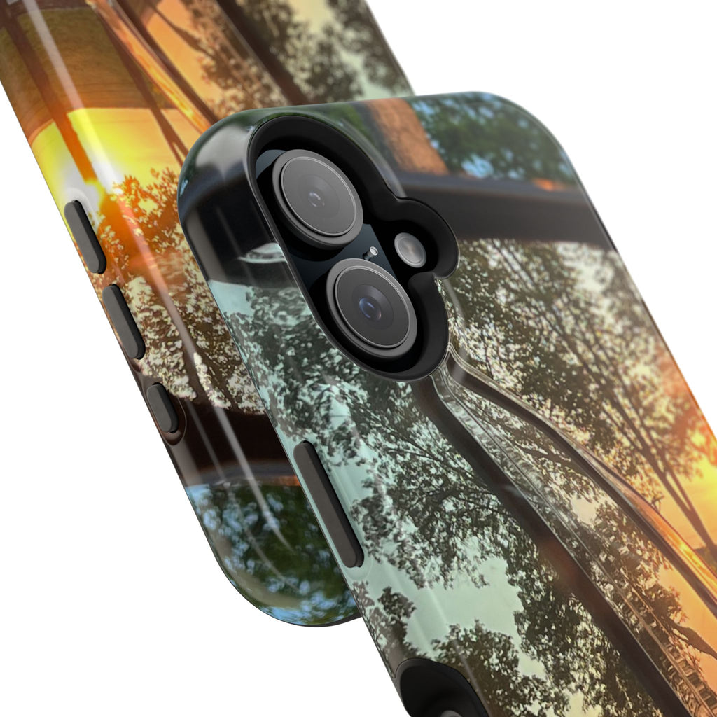 Phone Case — Sunset Reflection Magnetic Impact-Resistant Case