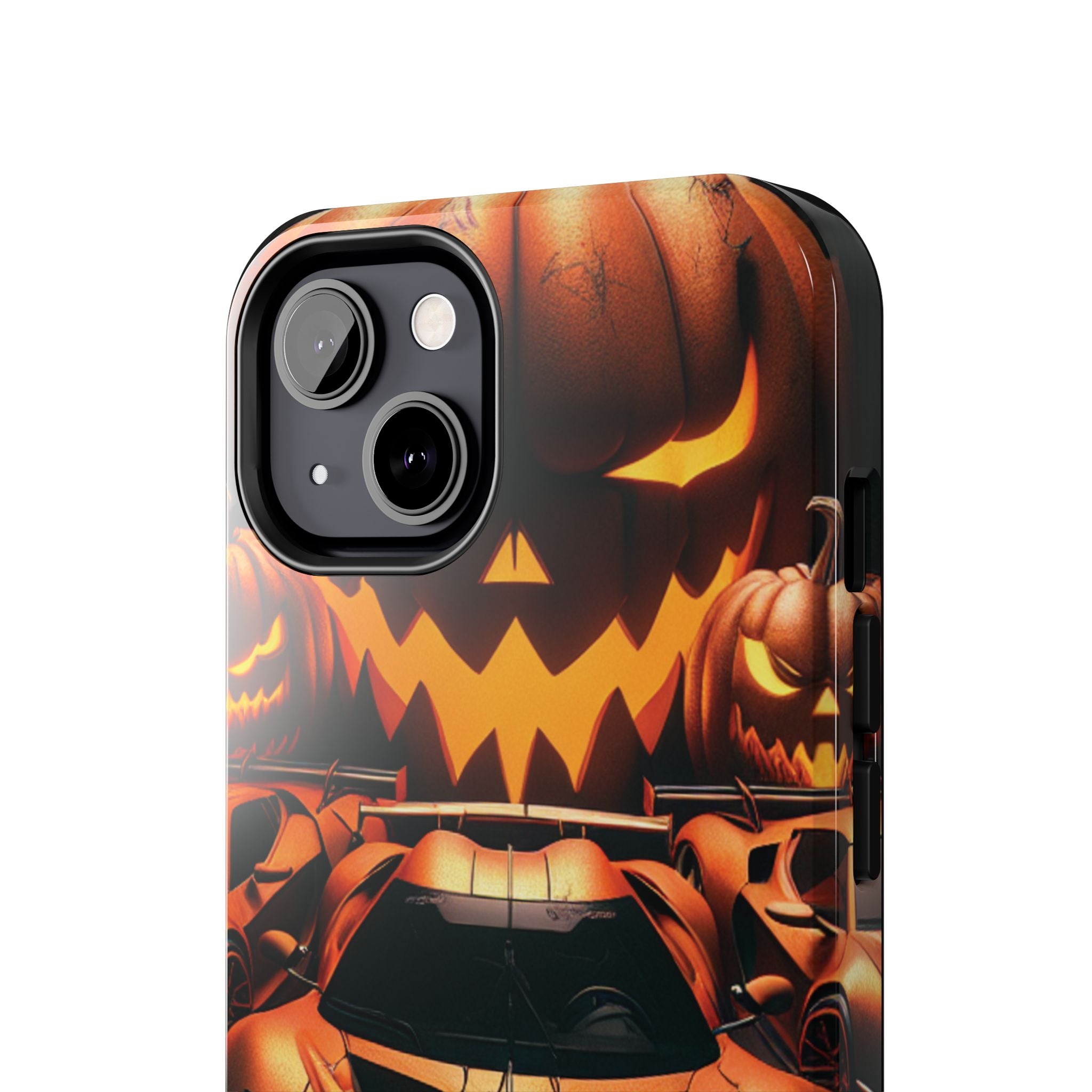 Halloween Supercar Tough Phone Case — Pumpkin Jack-O'-Lantern Design
