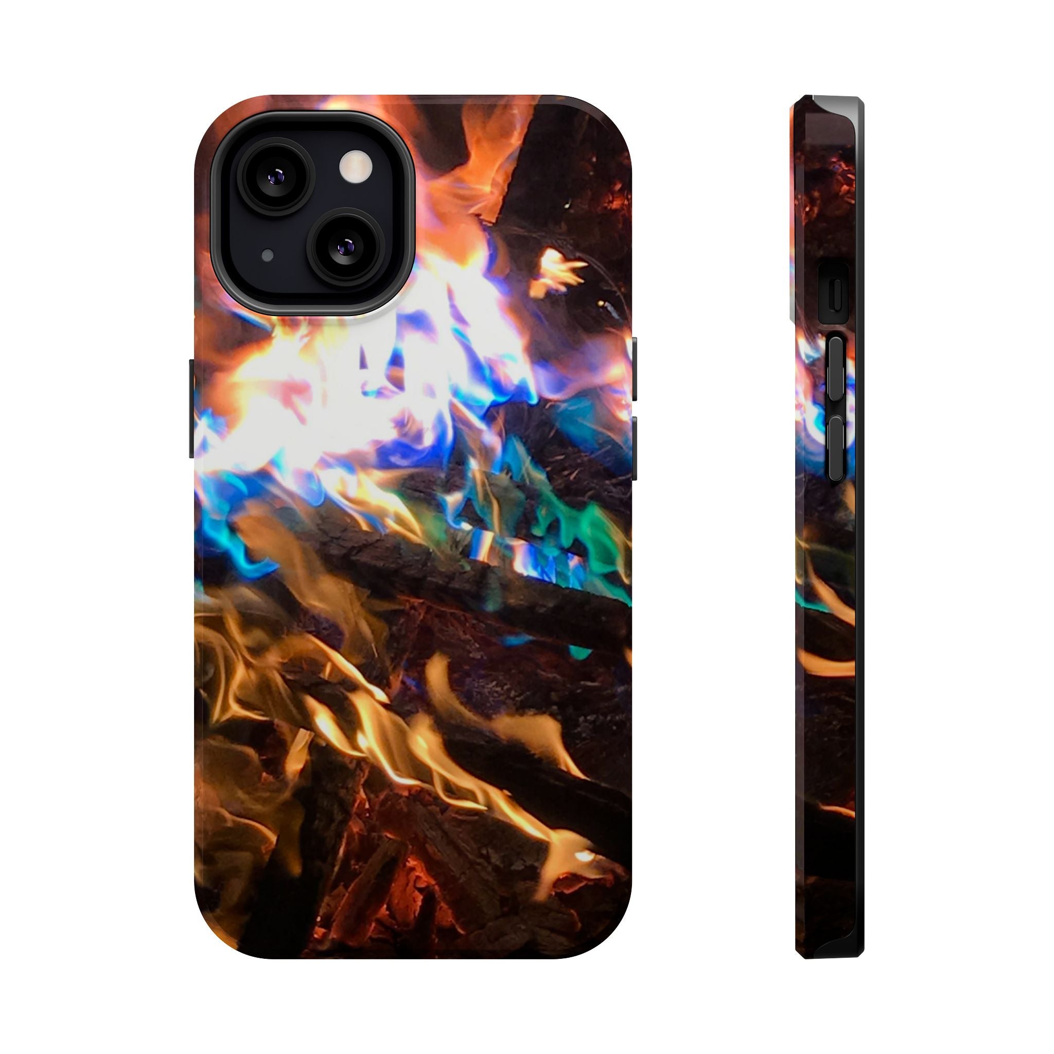 Aurora Flame Phone Case - Magnetic Impact-Resistant iPhone Cover