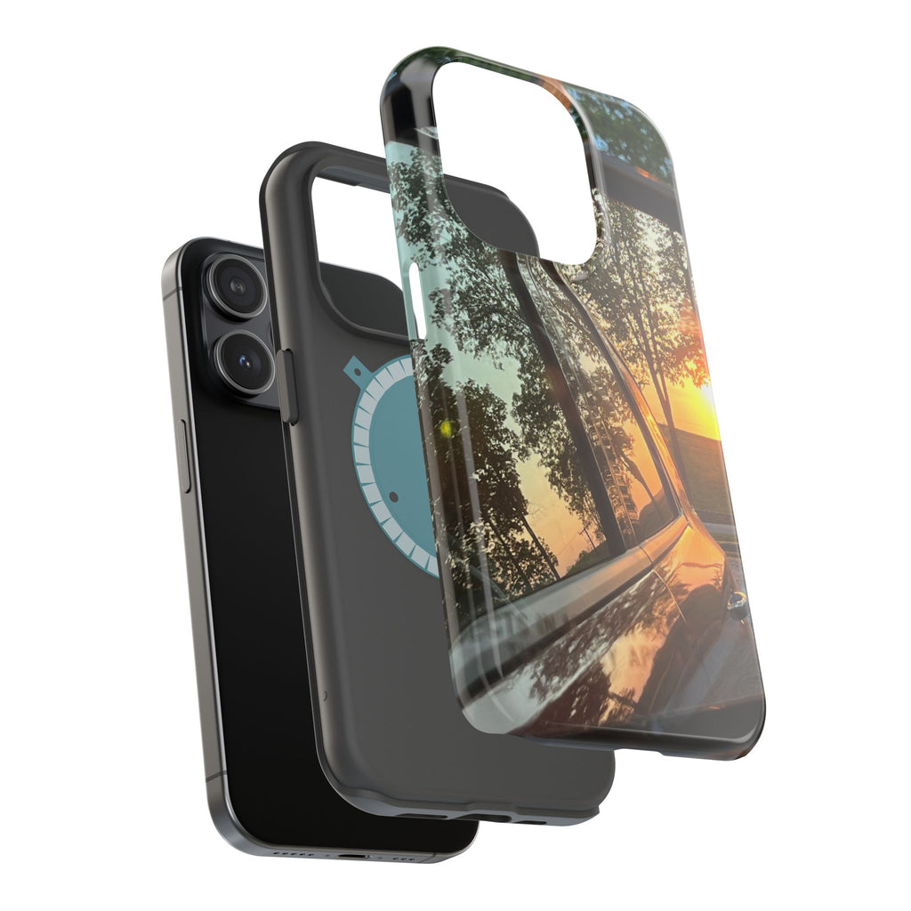 Phone Case — Sunset Reflection Magnetic Impact-Resistant Case