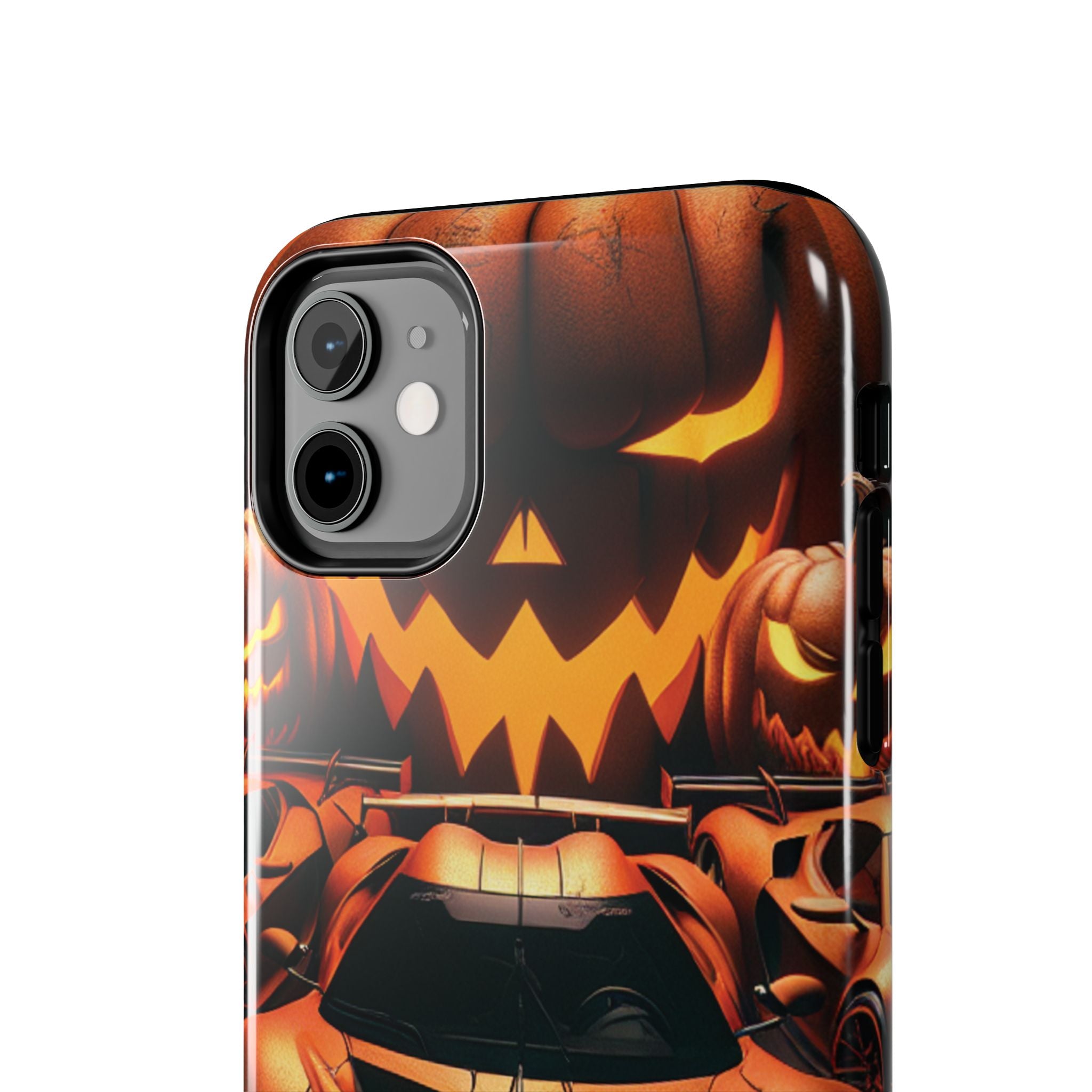Halloween Supercar Tough Phone Case — Pumpkin Jack-O'-Lantern Design