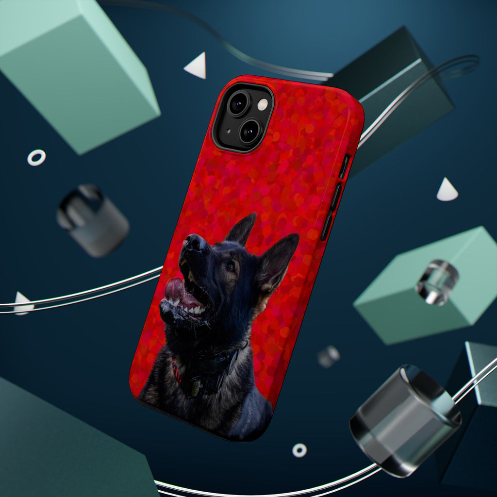 German Shepherd Portrait Magnetic Impact-Resistant Phone Case
