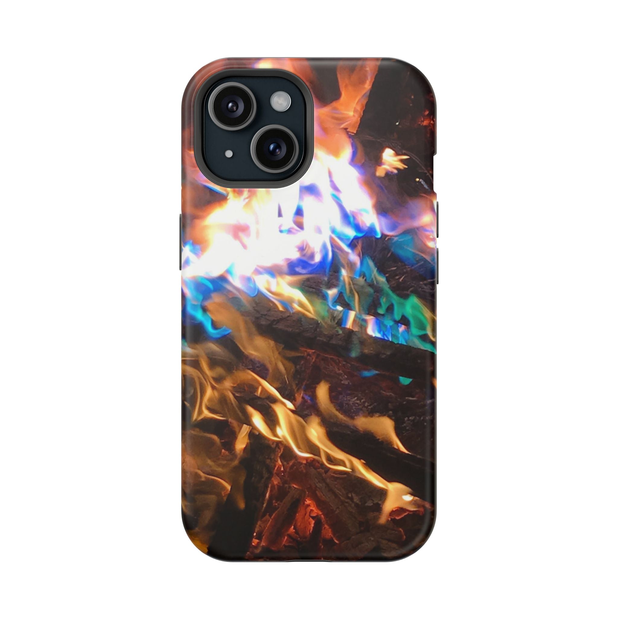 Aurora Flame Phone Case - Magnetic Impact-Resistant iPhone Cover