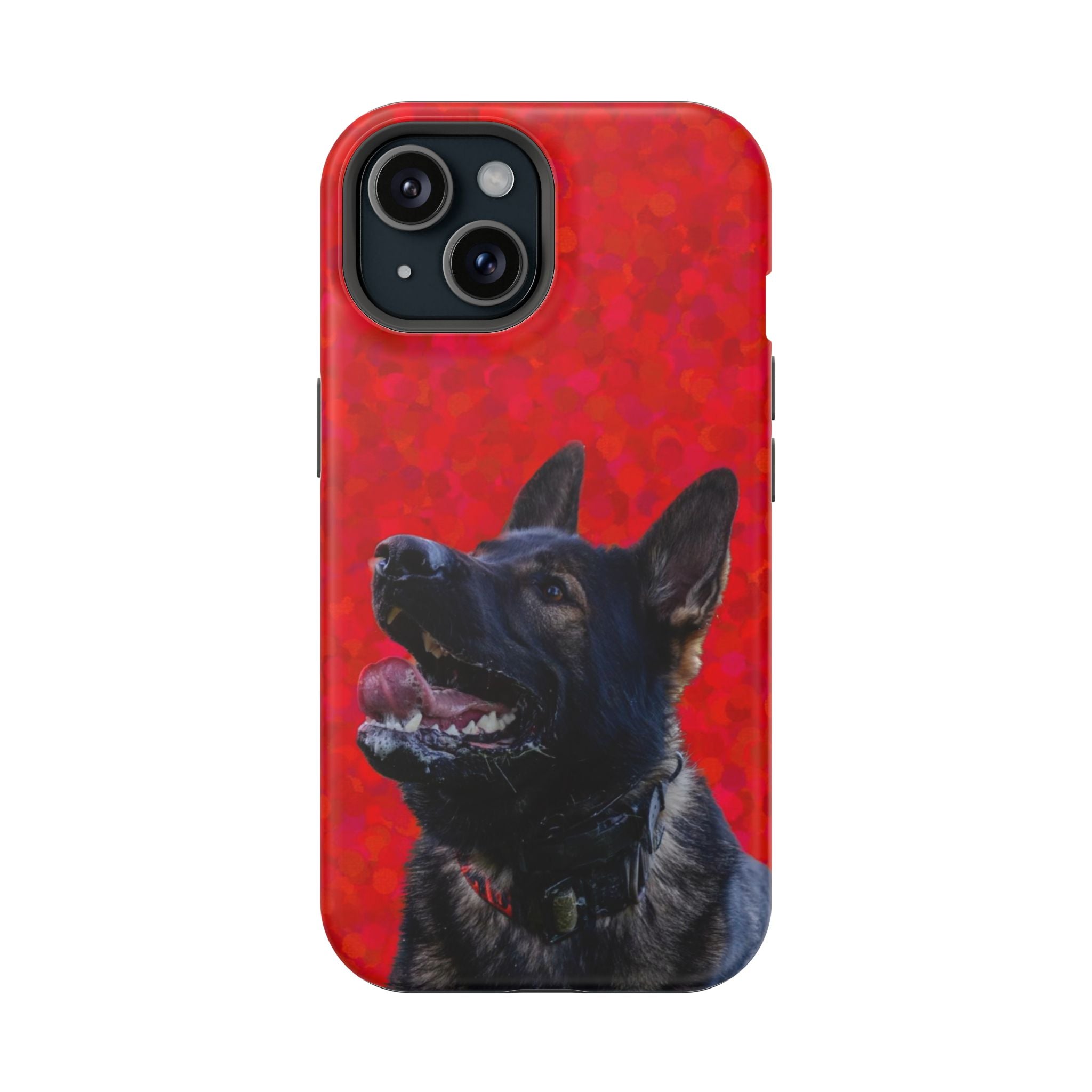 German Shepherd Portrait Magnetic Impact-Resistant Phone Case