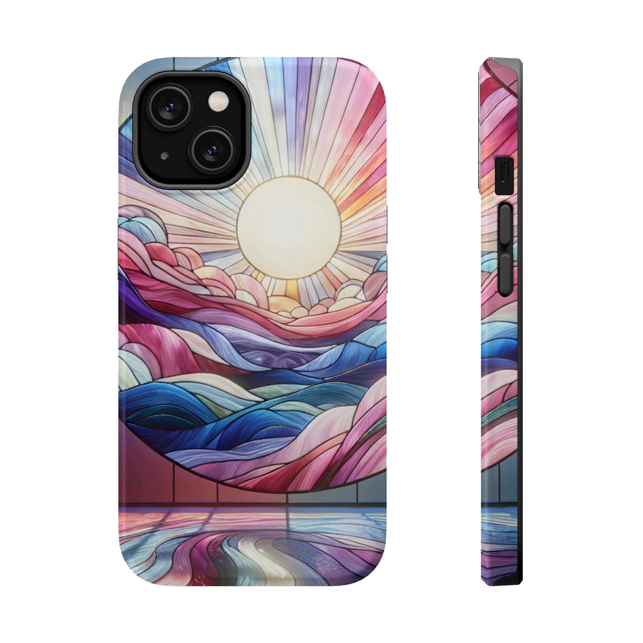 Magnet Tough Cases - Sunrise Stained Glass Design