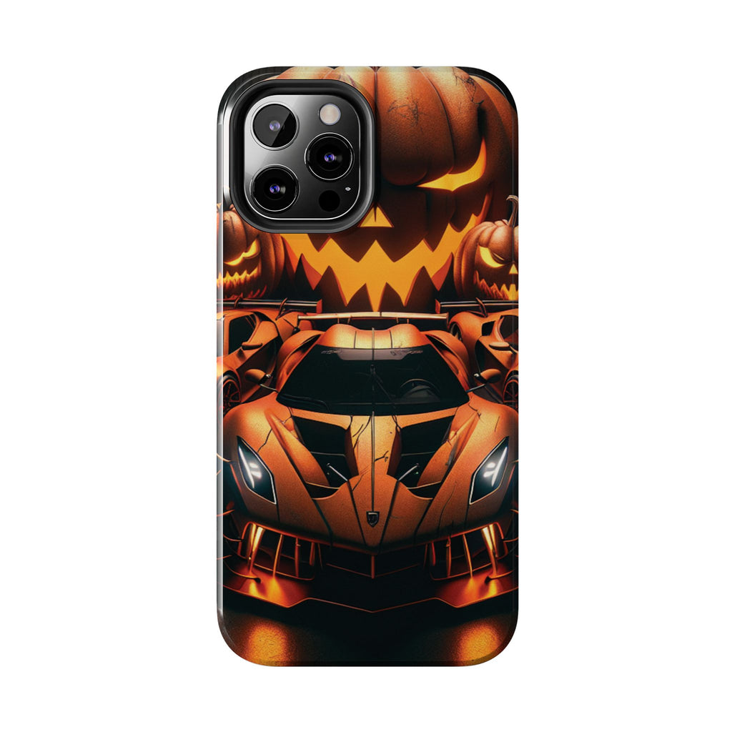 Halloween Supercar Tough Phone Case — Pumpkin Jack-O'-Lantern Design