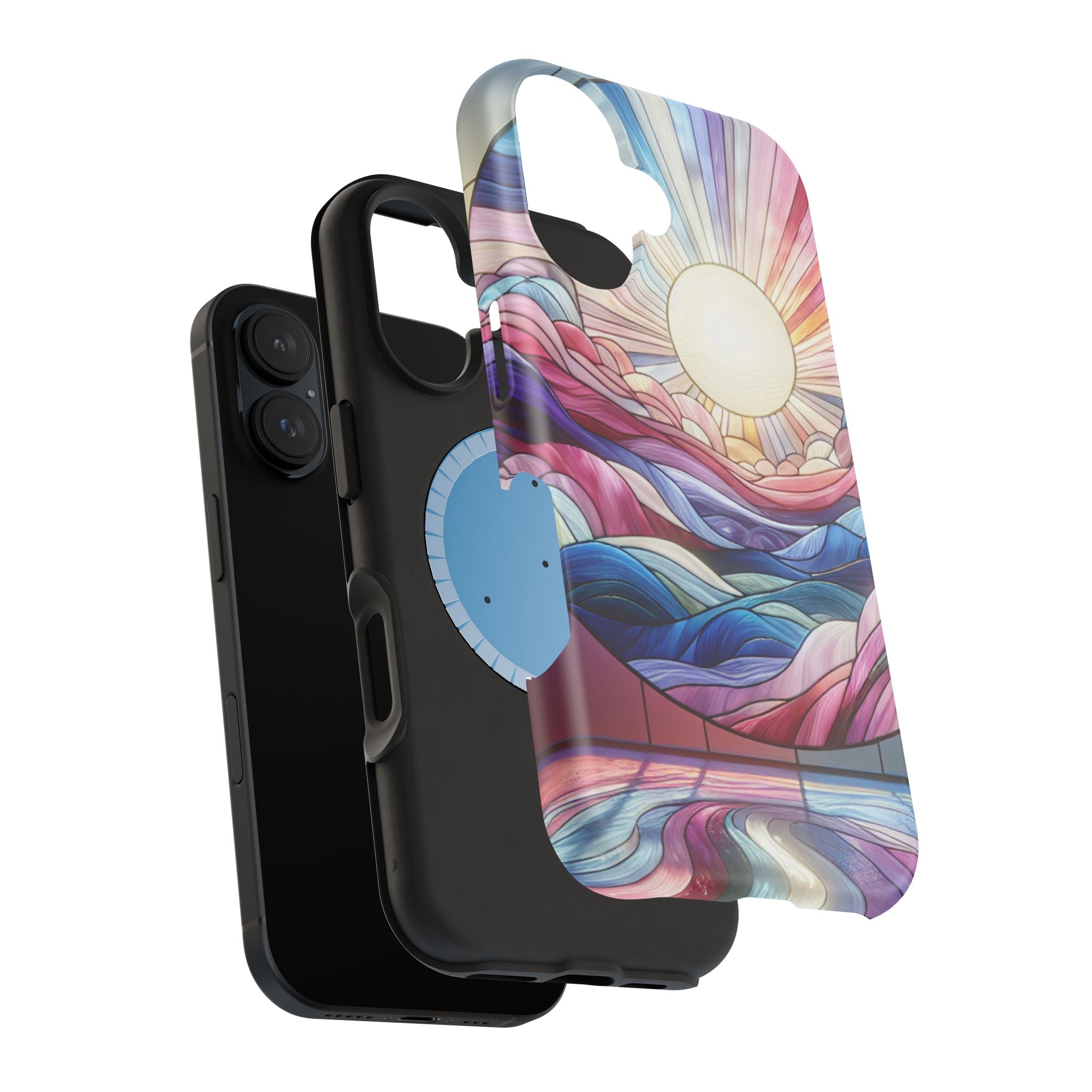 Magnet Tough Cases - Sunrise Stained Glass Design